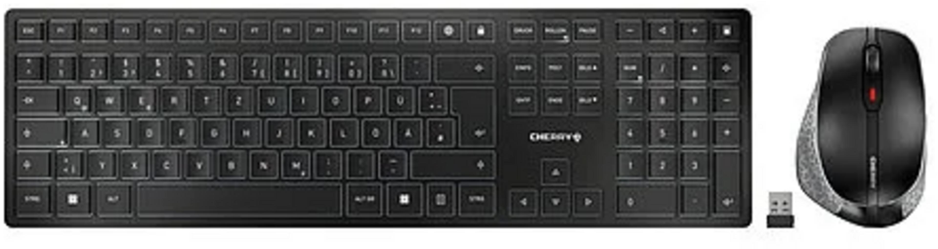 CHERRY DW 9500 SLIM Desktop Set Black