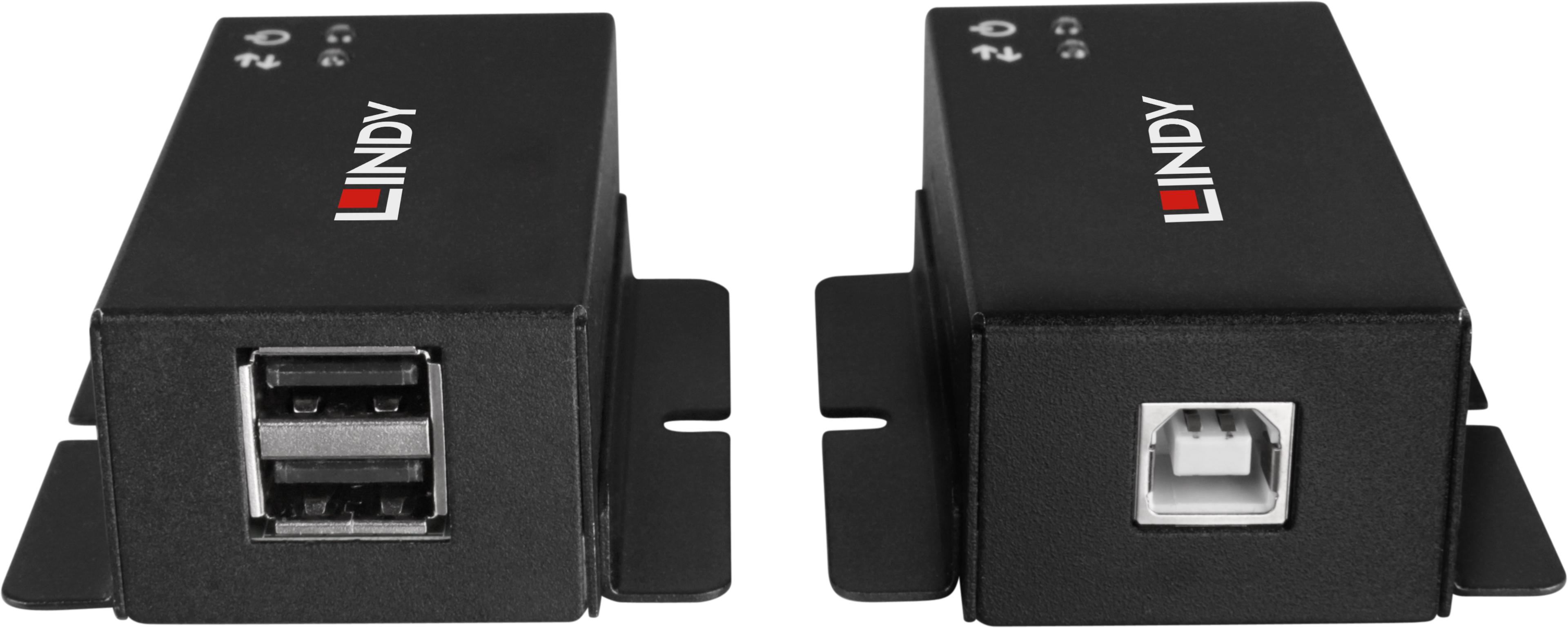 Extension LINDY USB 2.0 via Cat6 > 50m