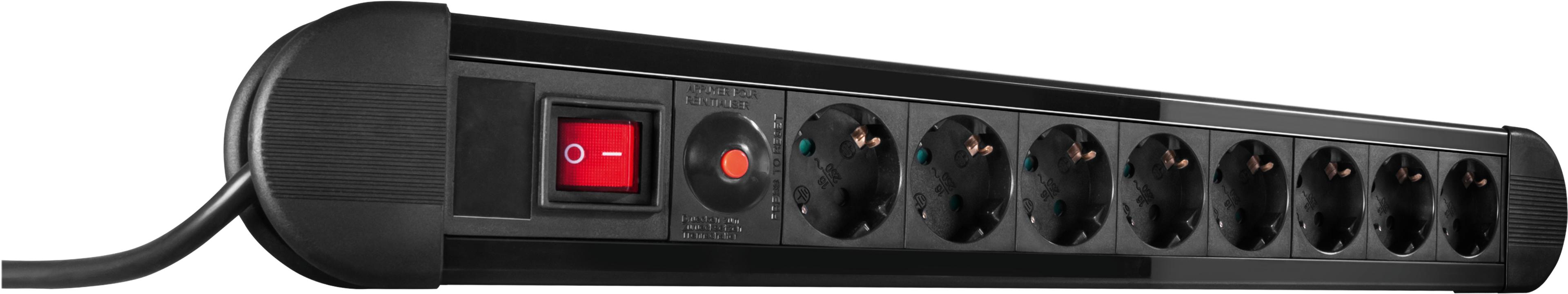 Power Strip 8x Surge Protect 1.4m Switch