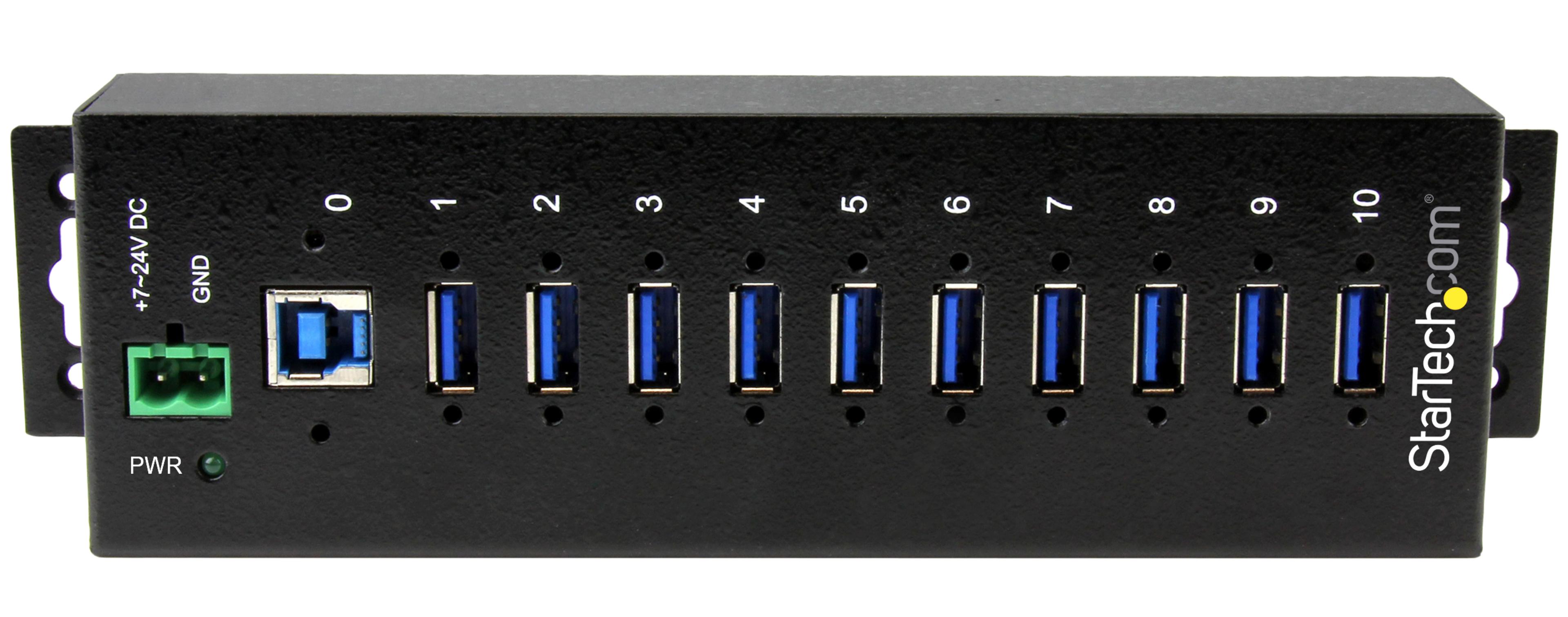 StarTech USB Hub 3.0 10-port Metal