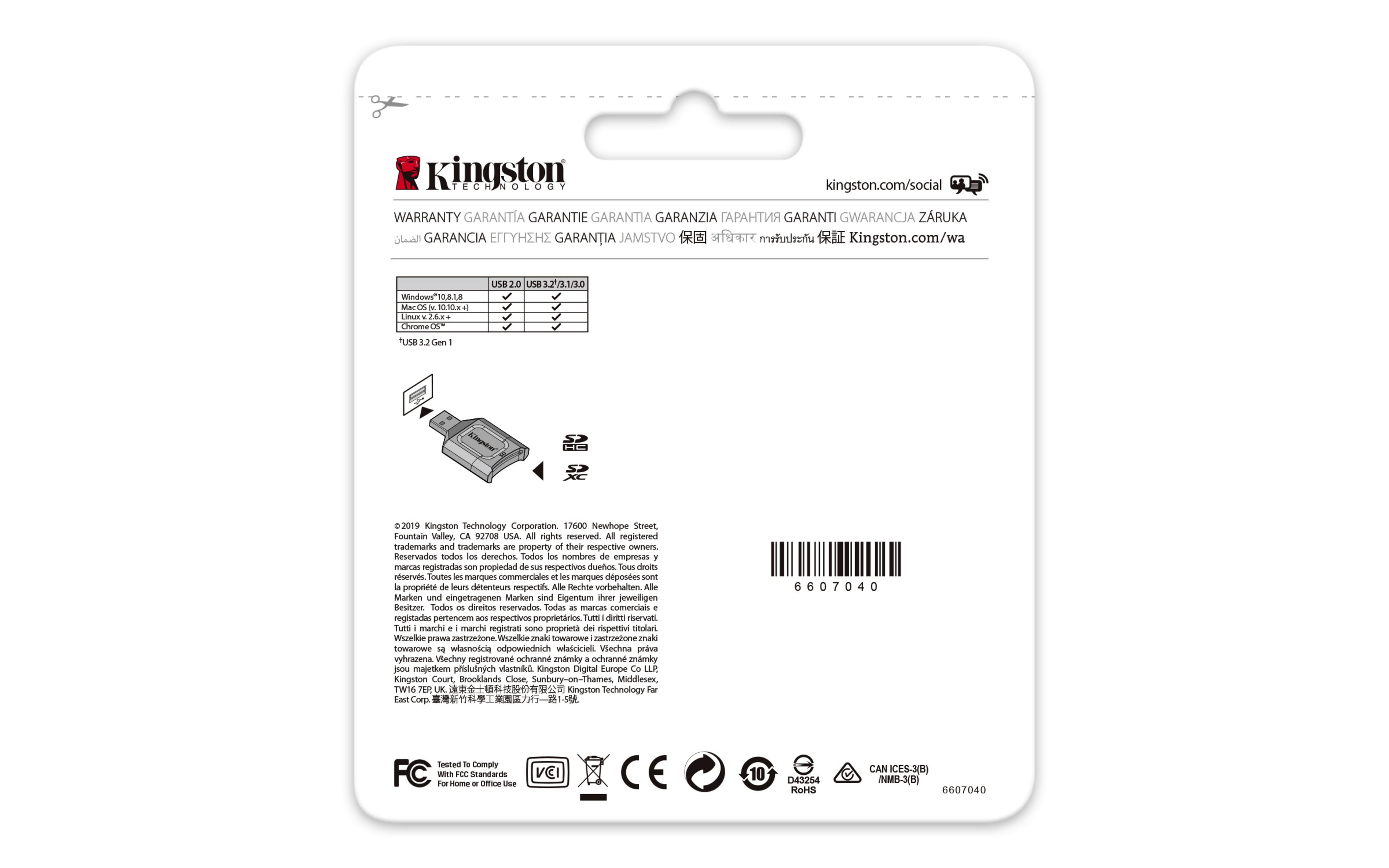 Lecteur SD Kingston MobileLite Plus