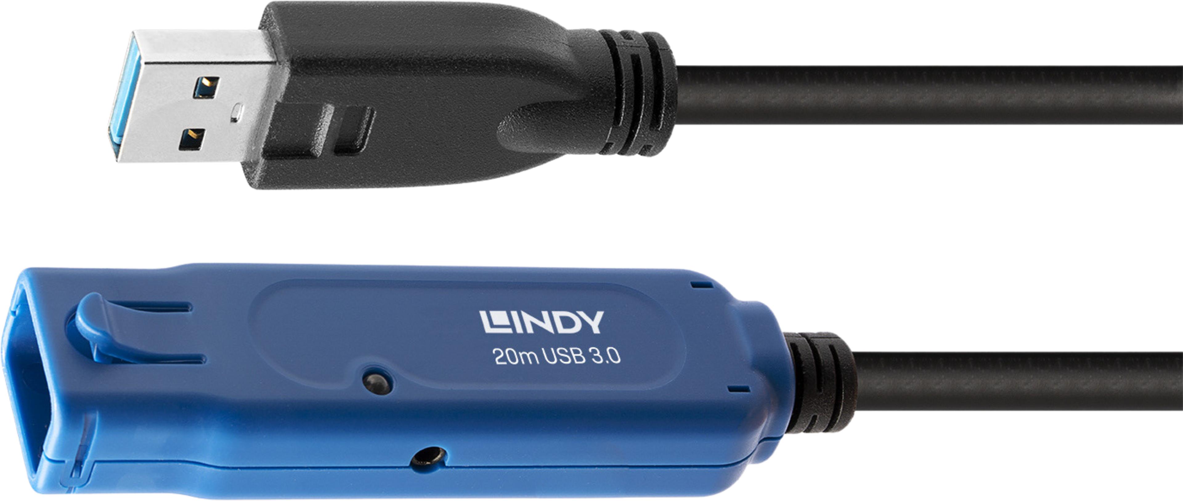 LINDY USB Typ A Aktiv-Verlängerung 20 m