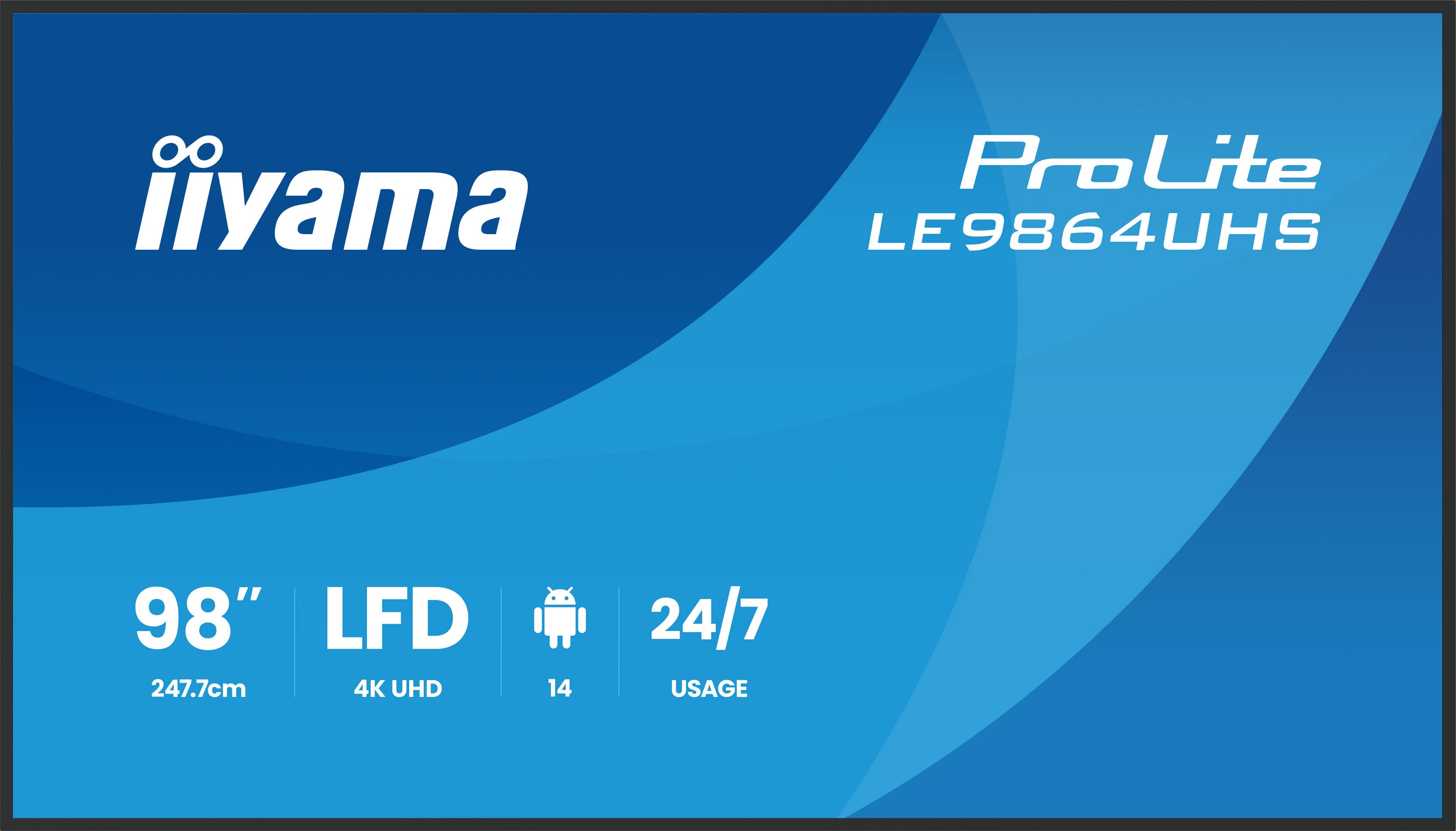 iiyama ProLite LE9864UHS-B1AG Display