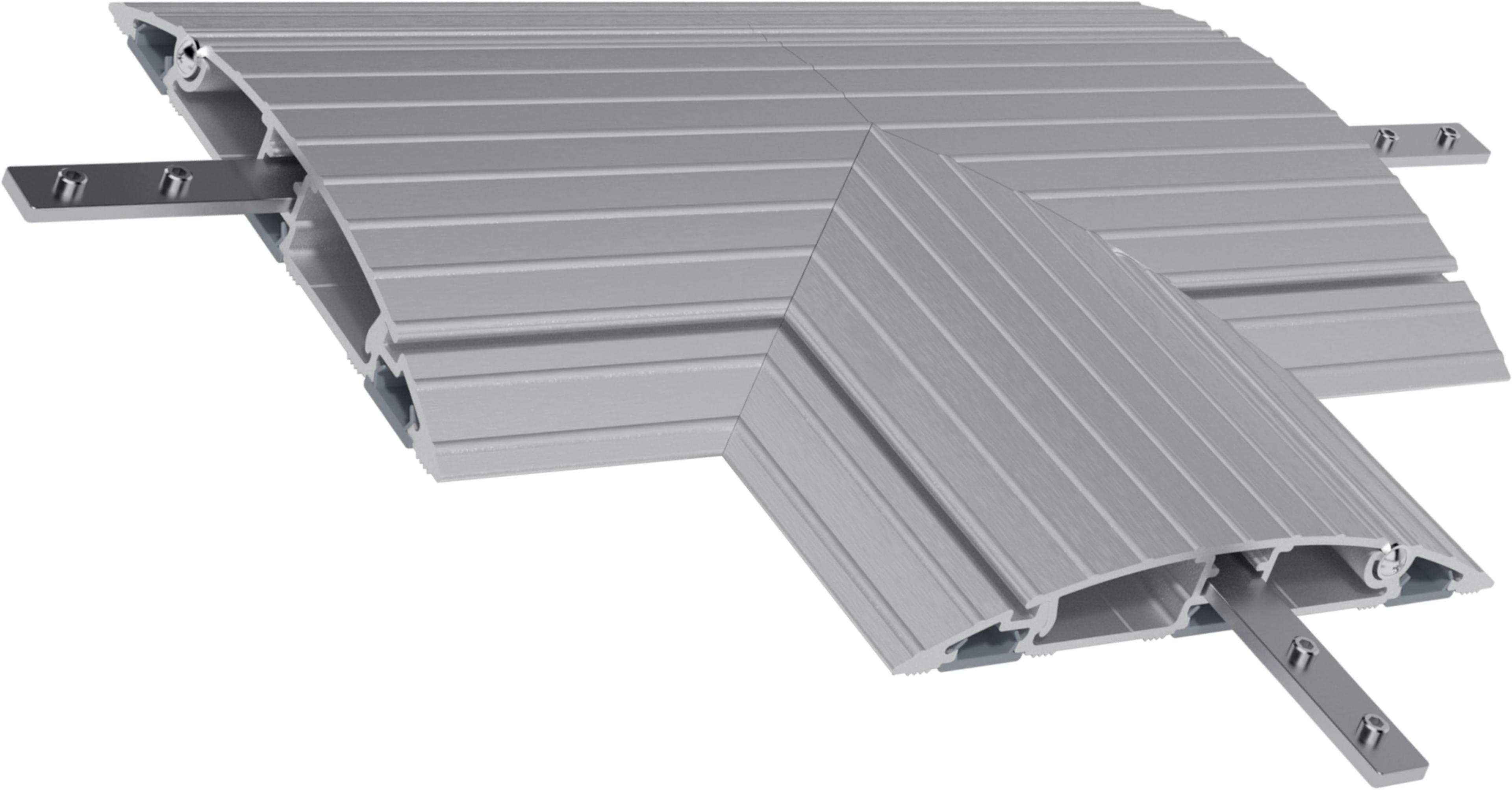 Cable Protector T-Piece 202x260x20mm Alu