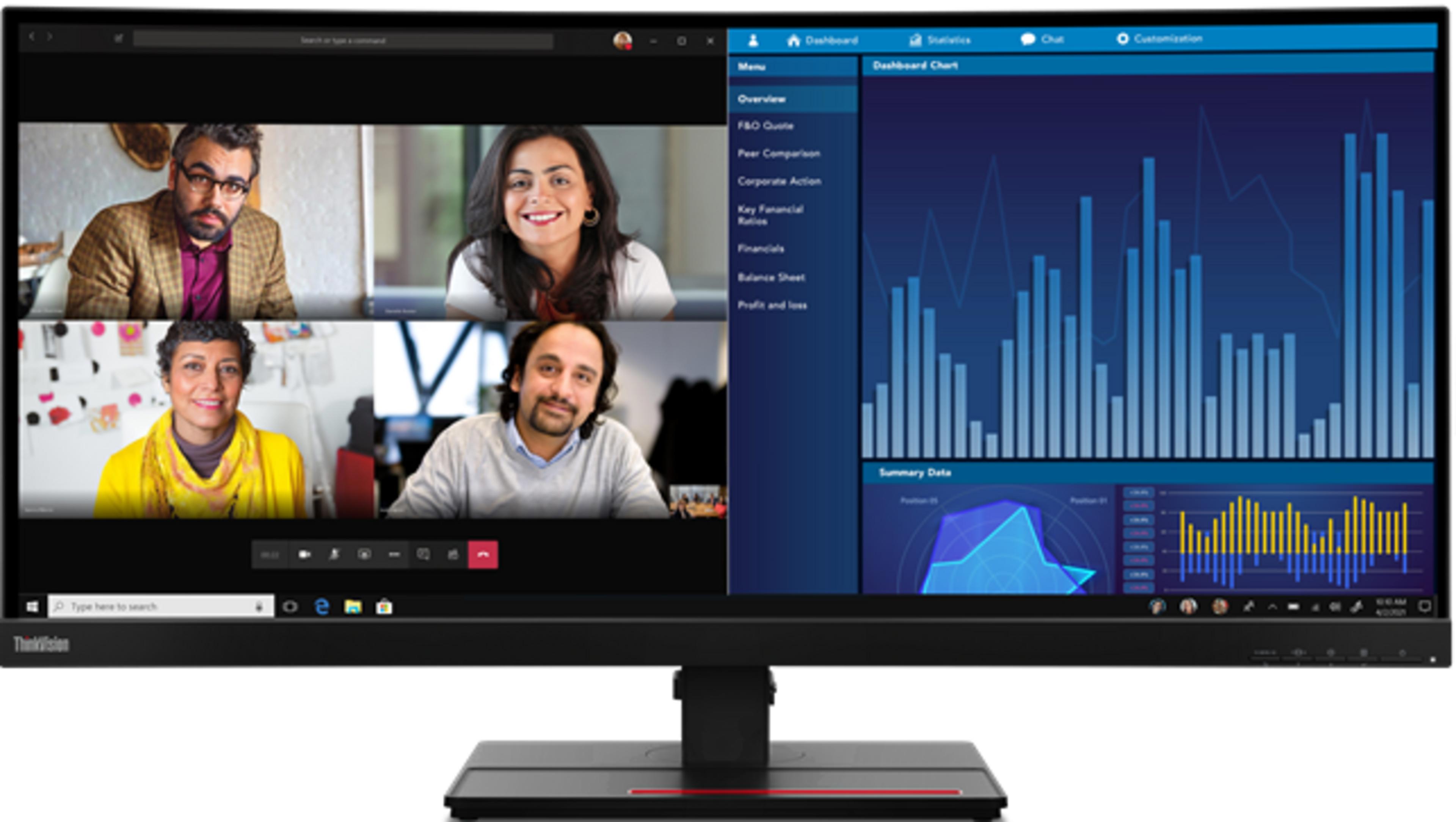 Lenovo ThinkVision P34w-20 Curved