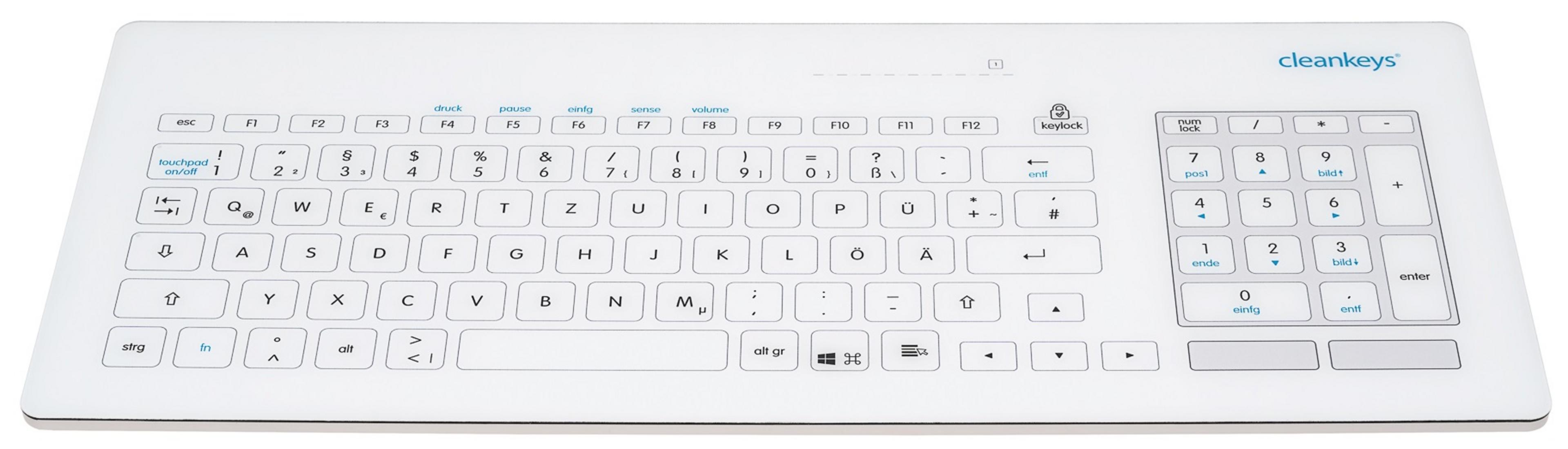 GETT Cleankeys CK5 Glass Keyboard