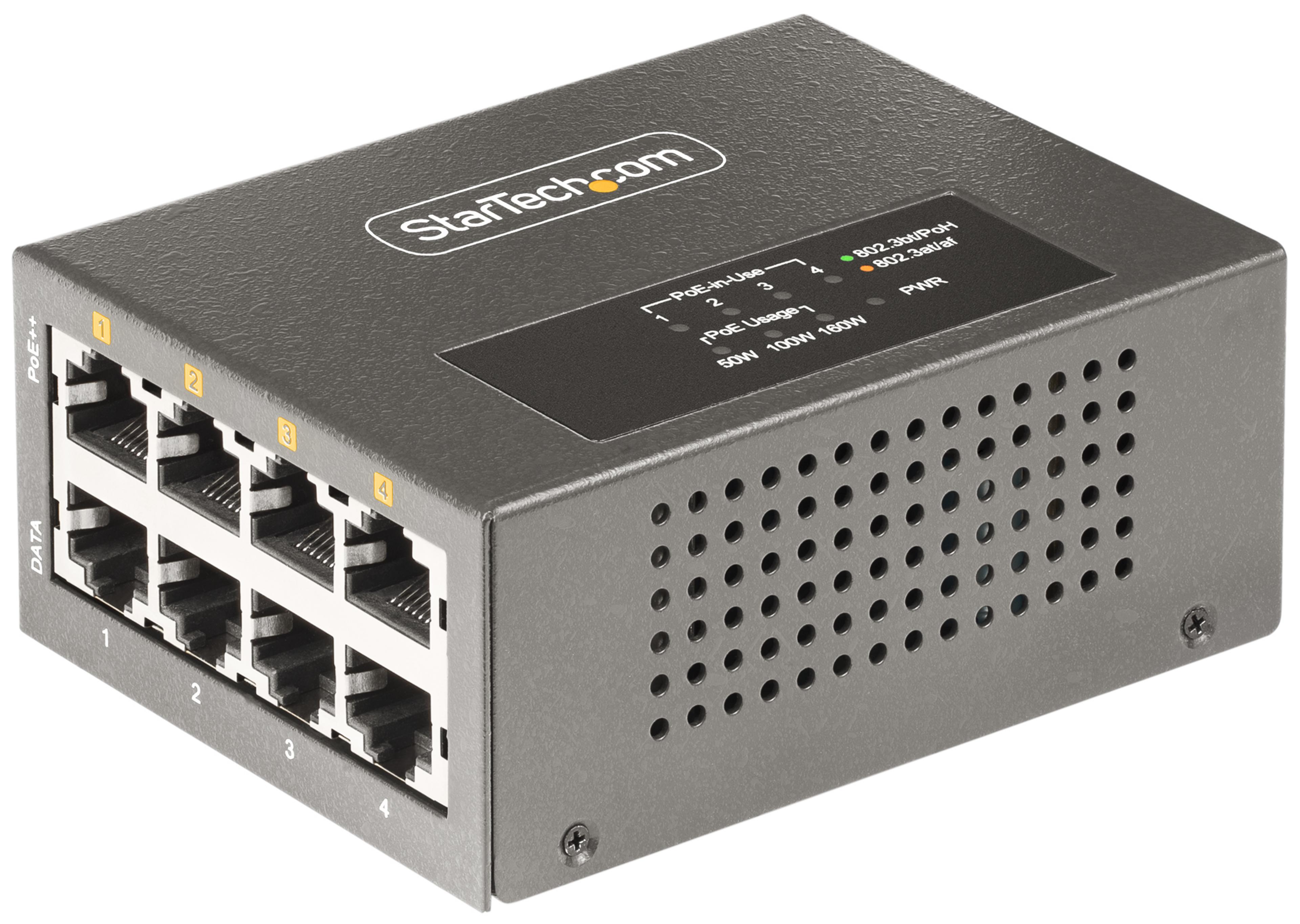 StarTech 4-Port PoE++ Injector