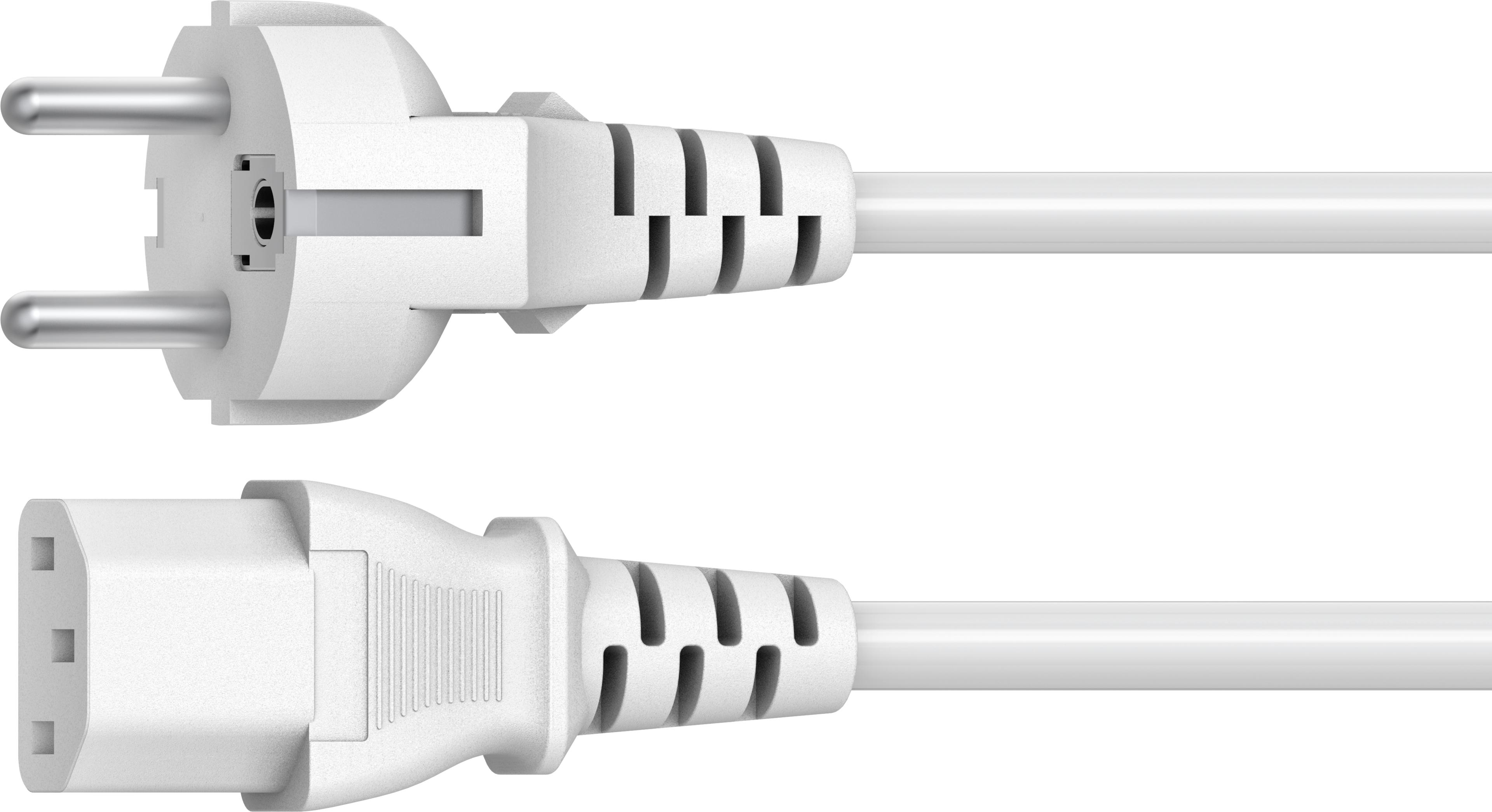 Power Cable Local/m - C13 5.0m White