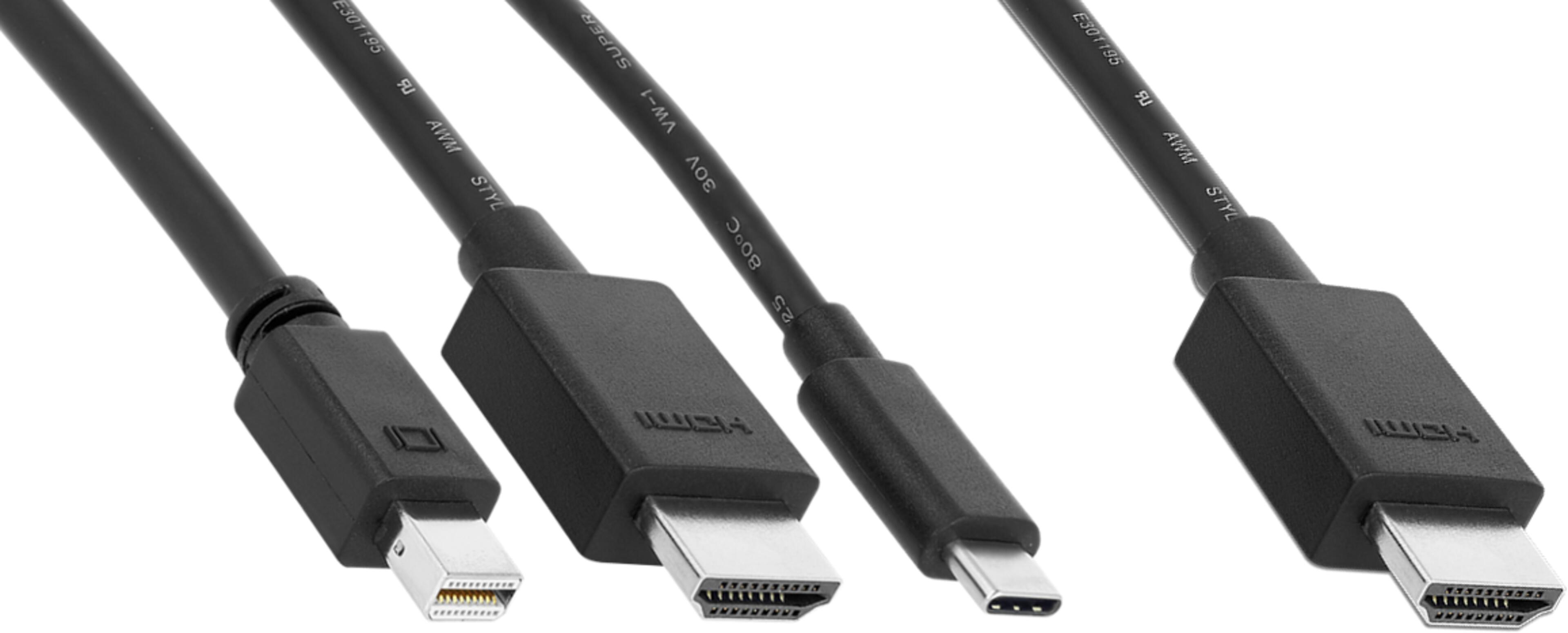 Adattatore HDMI/mini DP/USB - HDMI