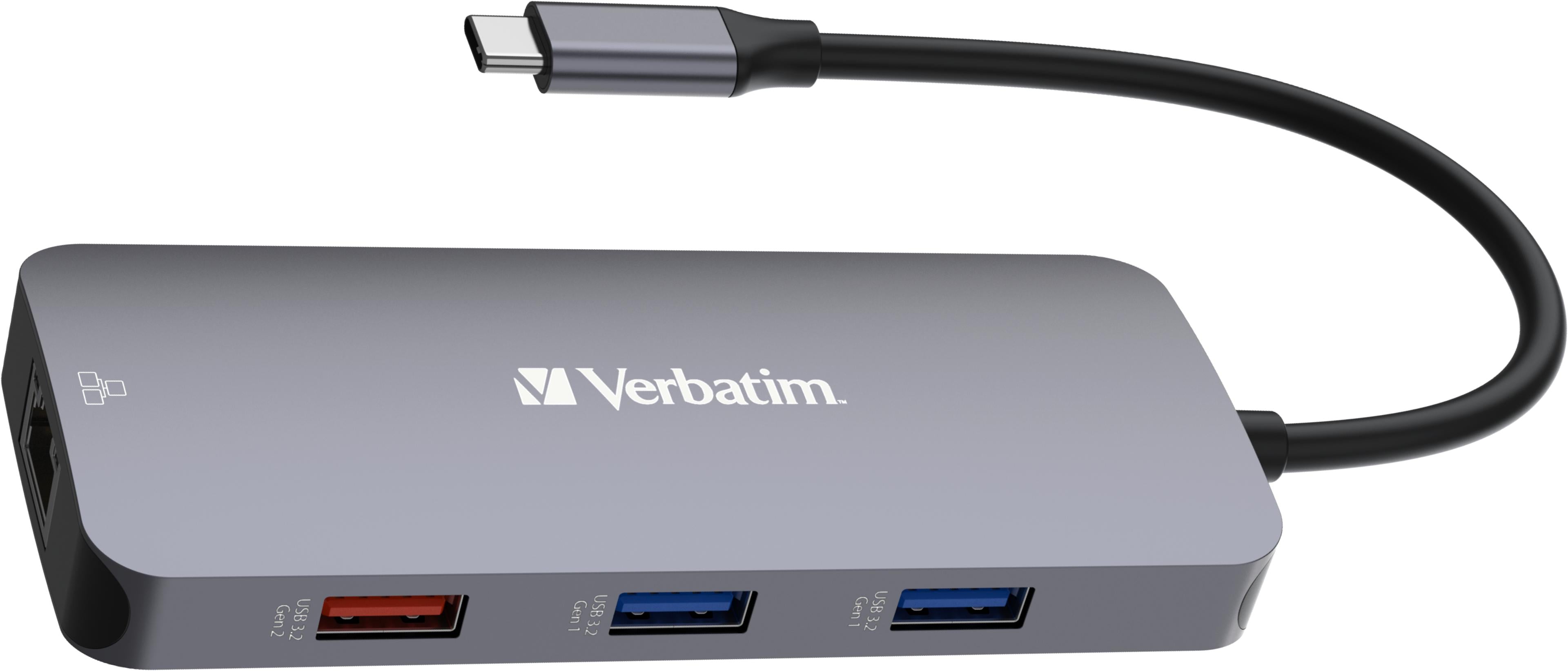 Adapter USB-C/m - USB/HDMI/RJ45/SD