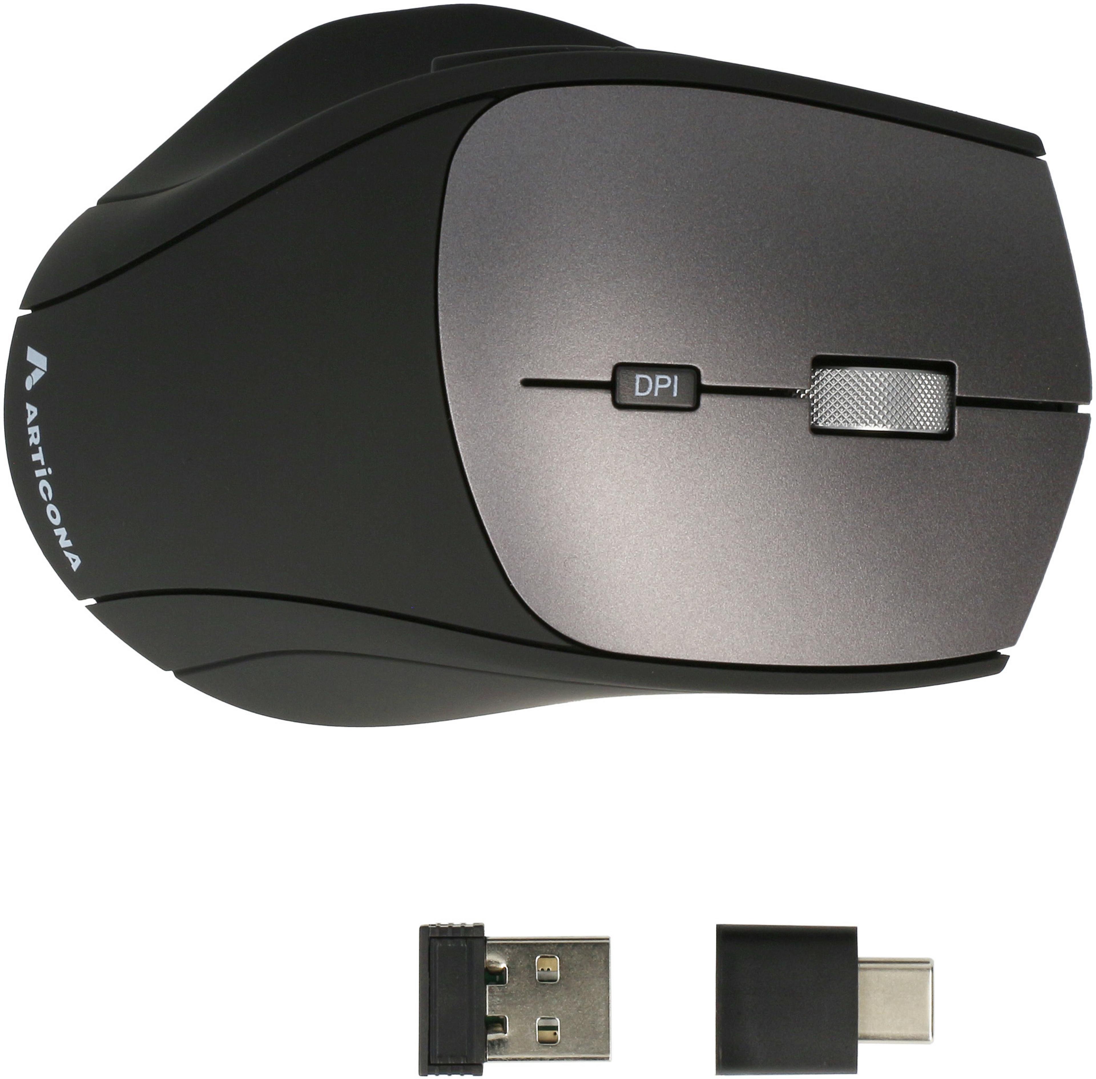 ARTICONA Bluetooth +2.4GHz USB A/C Mouse