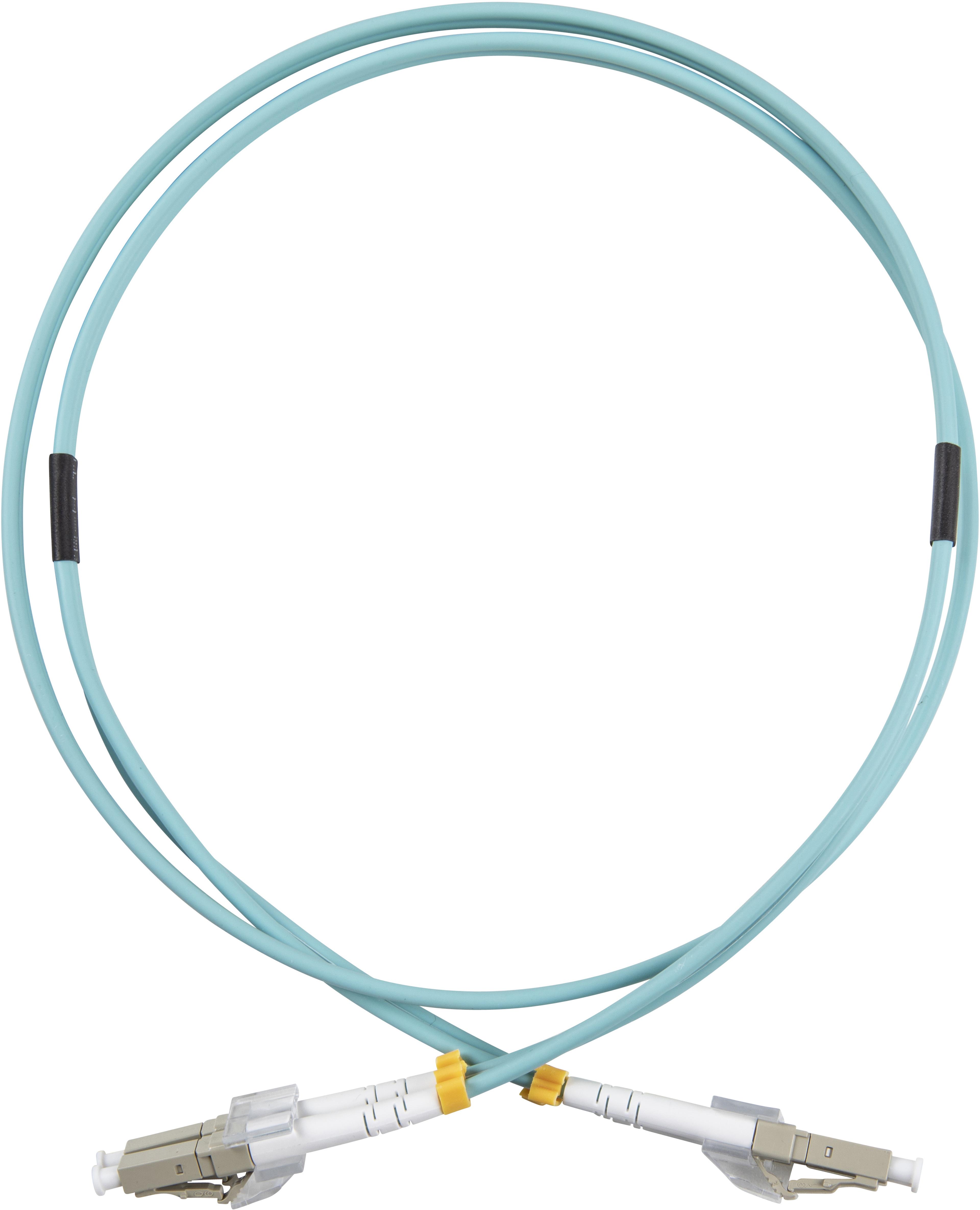 Cabo patch dúplex FO LC-LC 7,5m 50/125µ