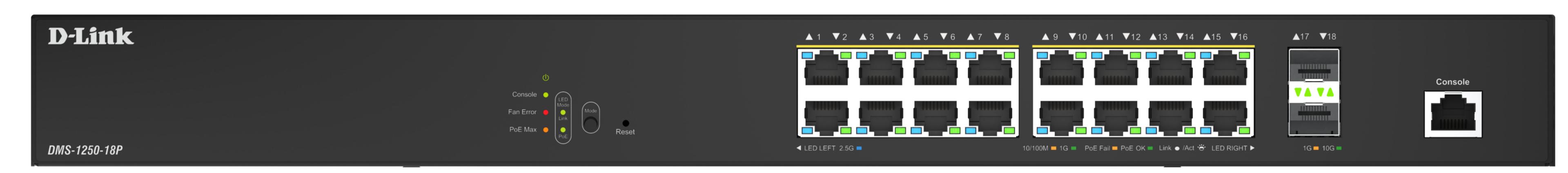 D-Link DMS-1250-18P/E 18-port PoE Switch