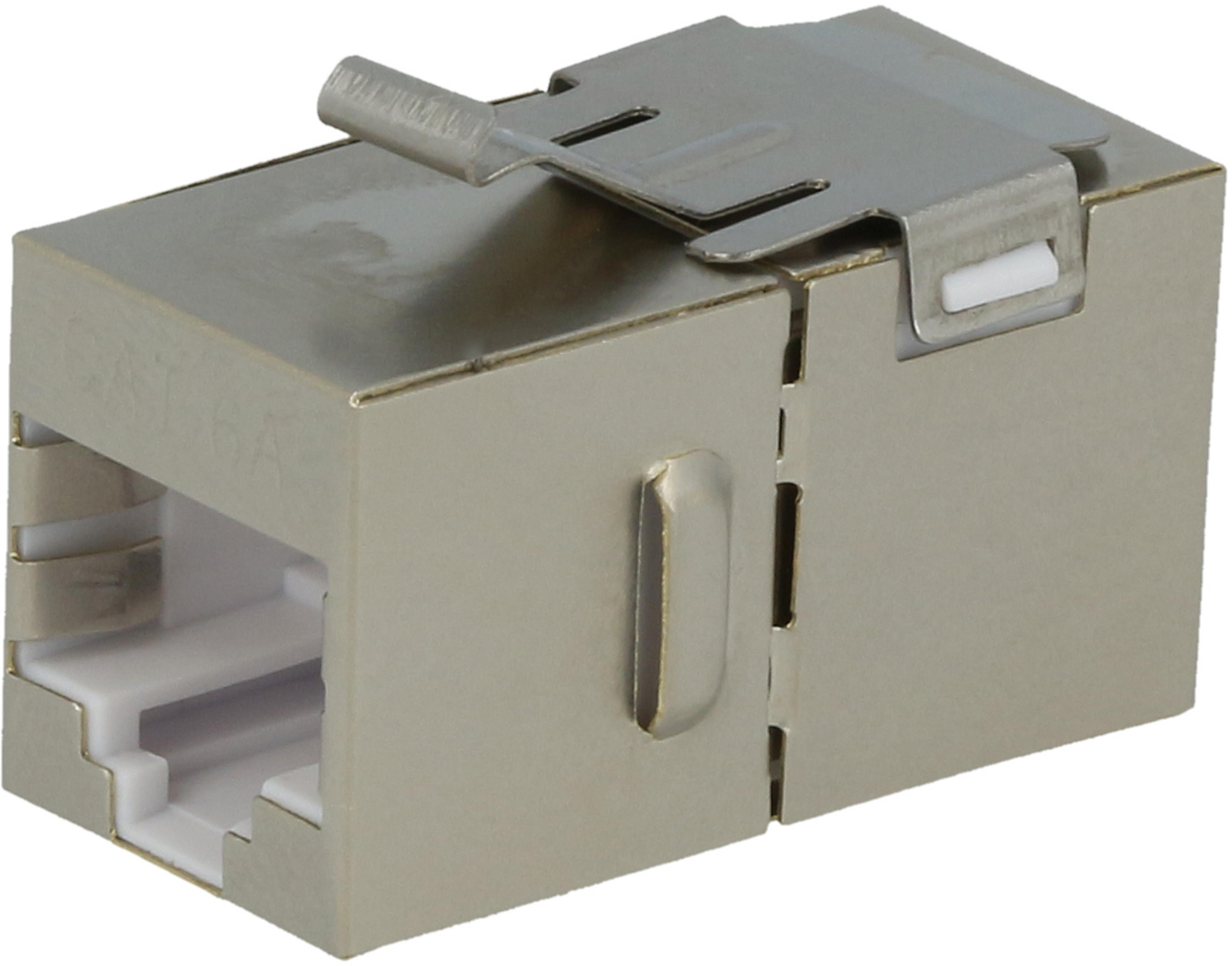Keystone Jack 1x RJ45/f-f STP Cat6a