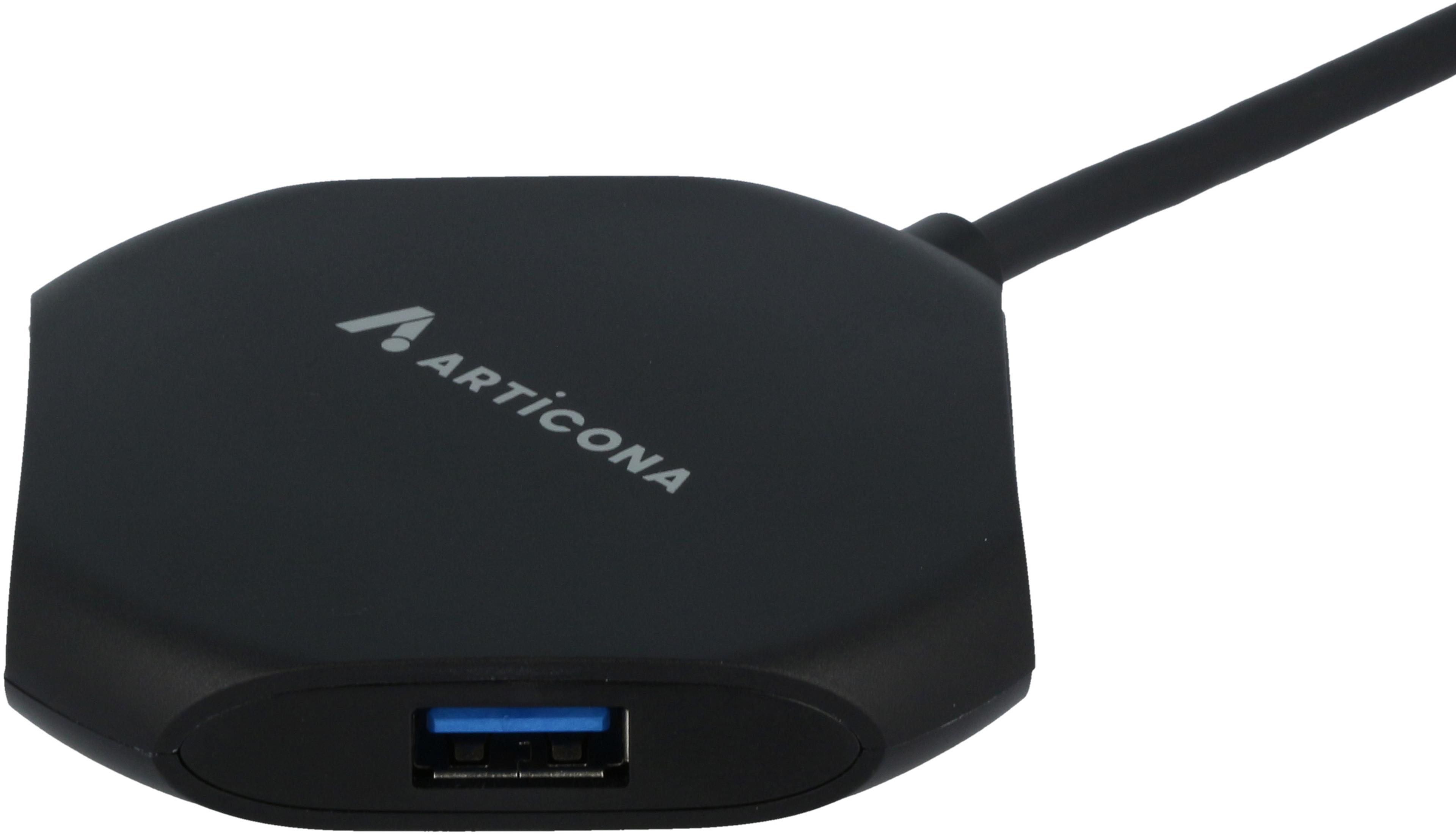 ARTICONA USB Hub 3.0 4-port USB-C Black