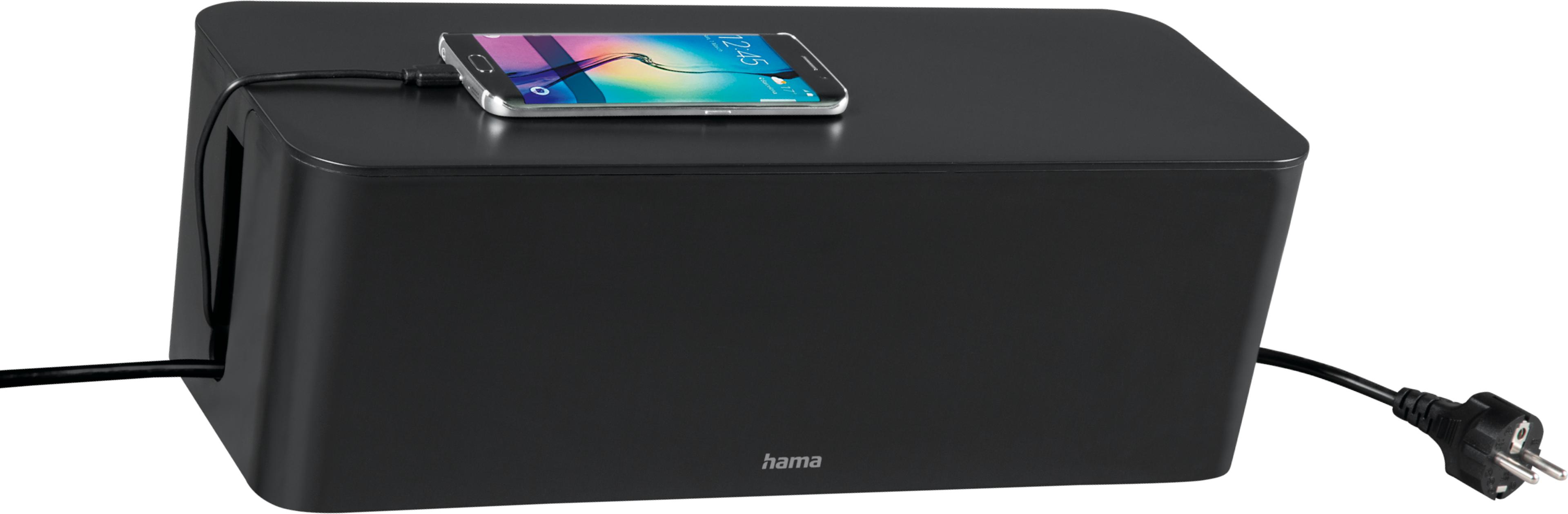 Cable Box Maxi 156x400x135mm Black