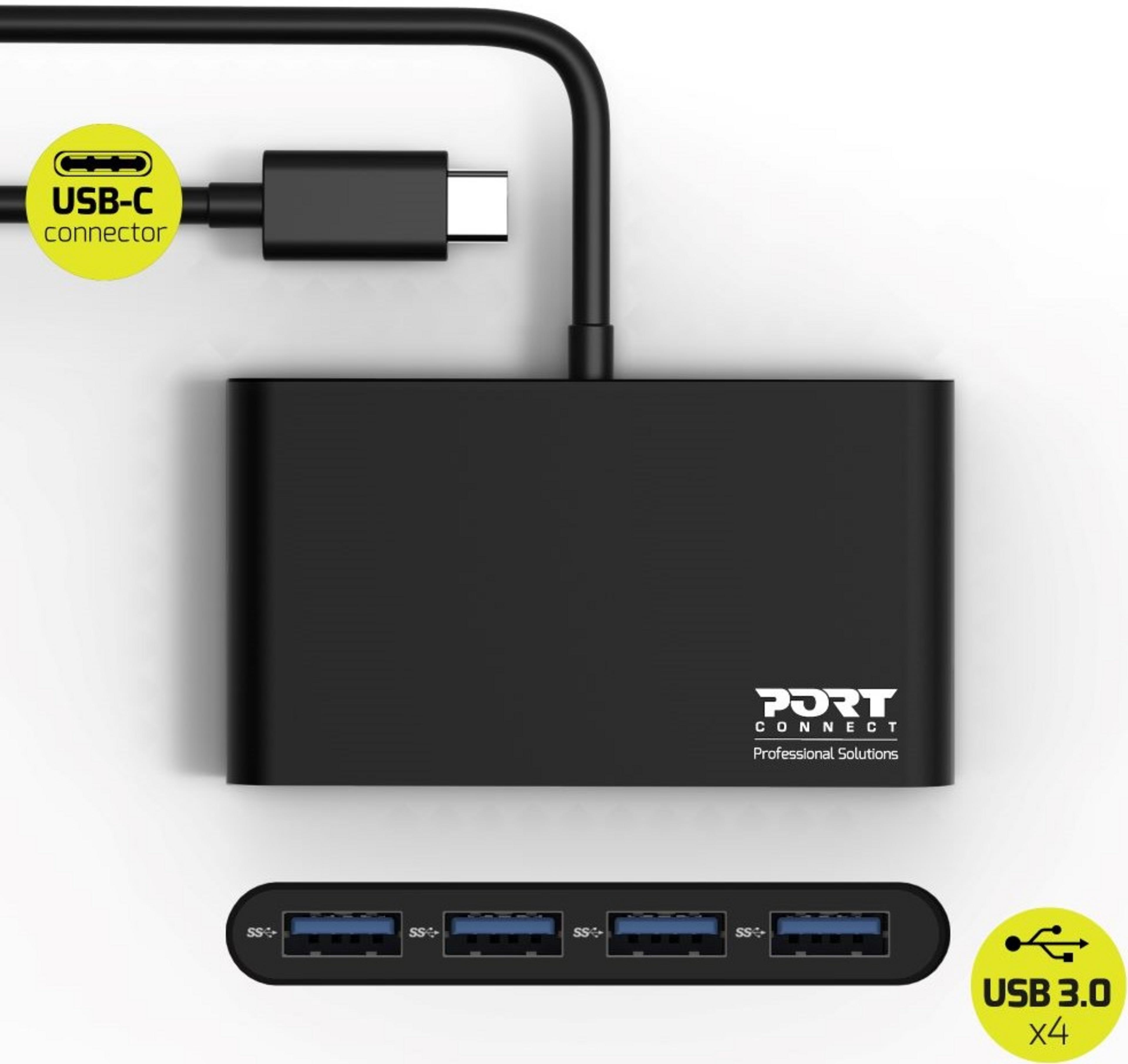 Port USB Typ C auf USB 3.0 Hub