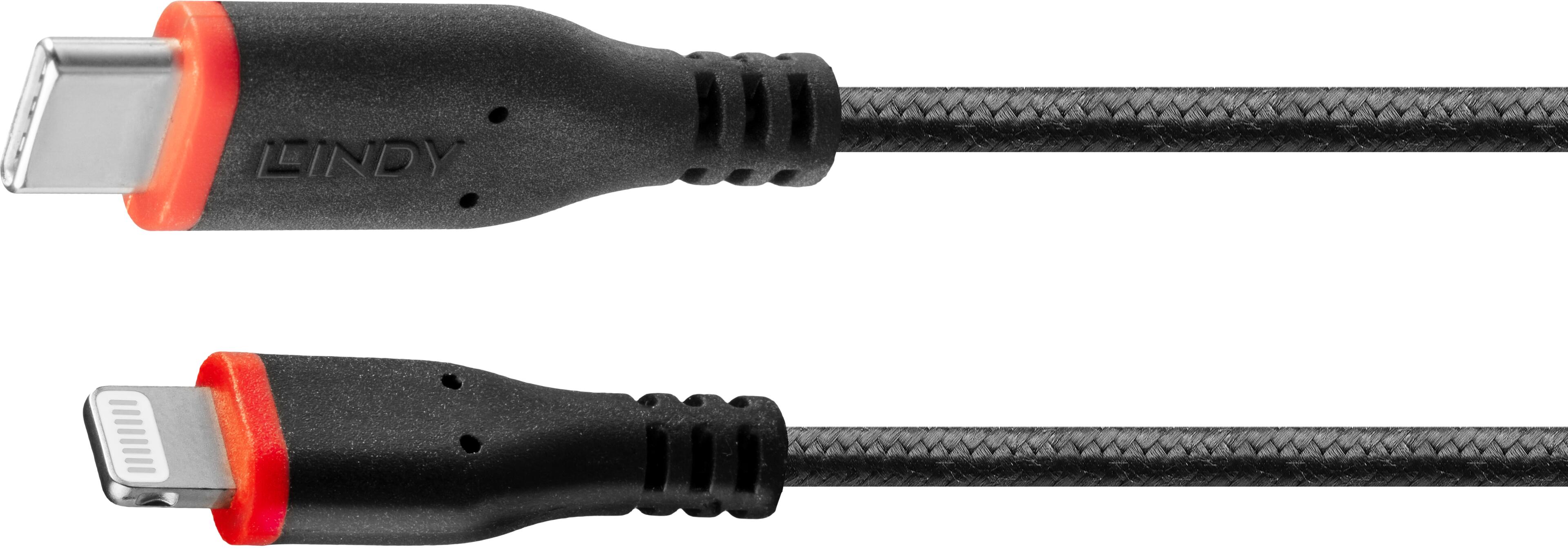 Câble LINDY USB-C - Lightning, 1 m