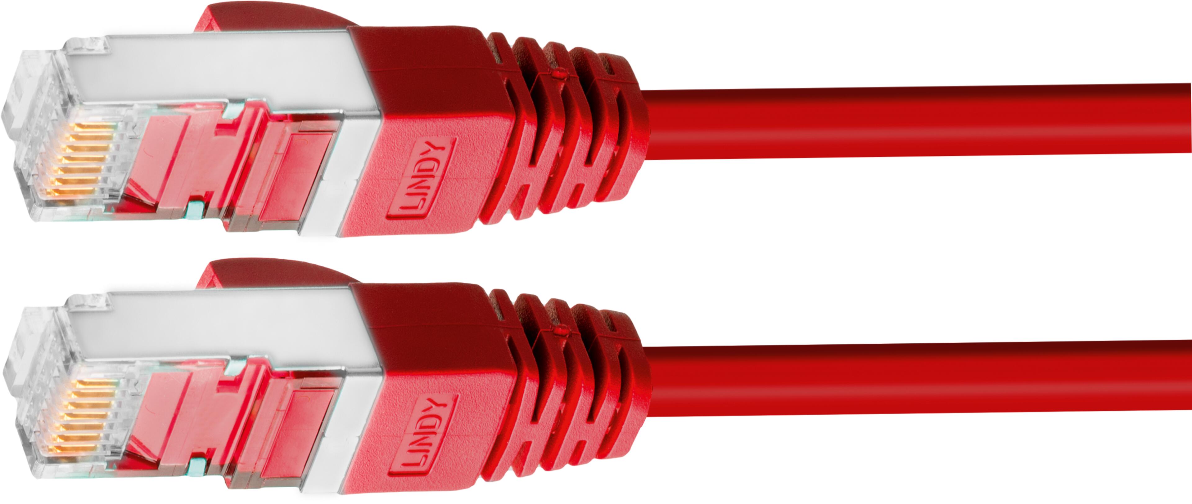 Patch Cable RJ45 S/FTP Cat6 2m Red