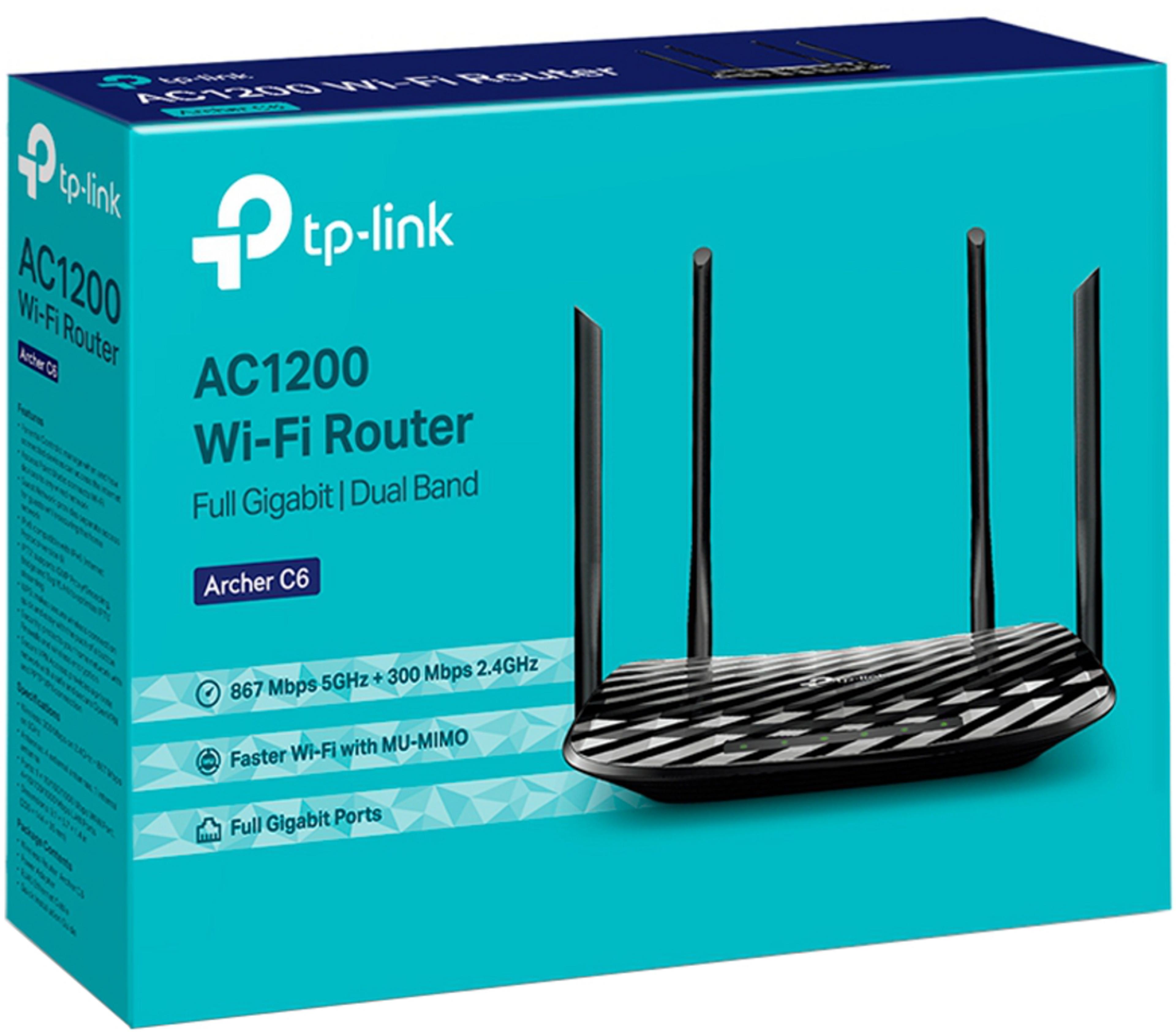 WLAN router TP-LINK Archer C6 AC1200
