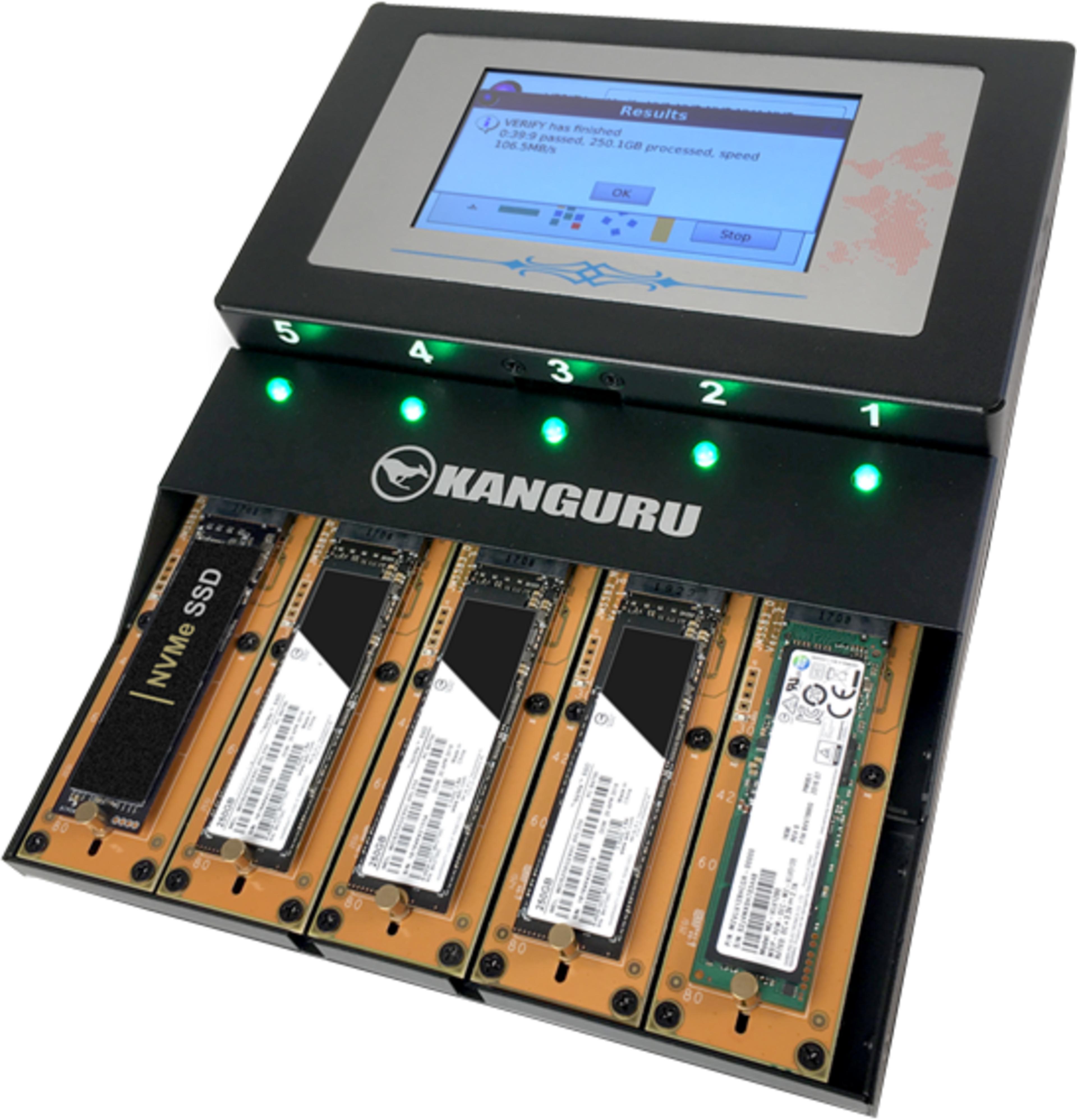 Kanguru Clone 4 M.2 NVMe SSD Duplikator