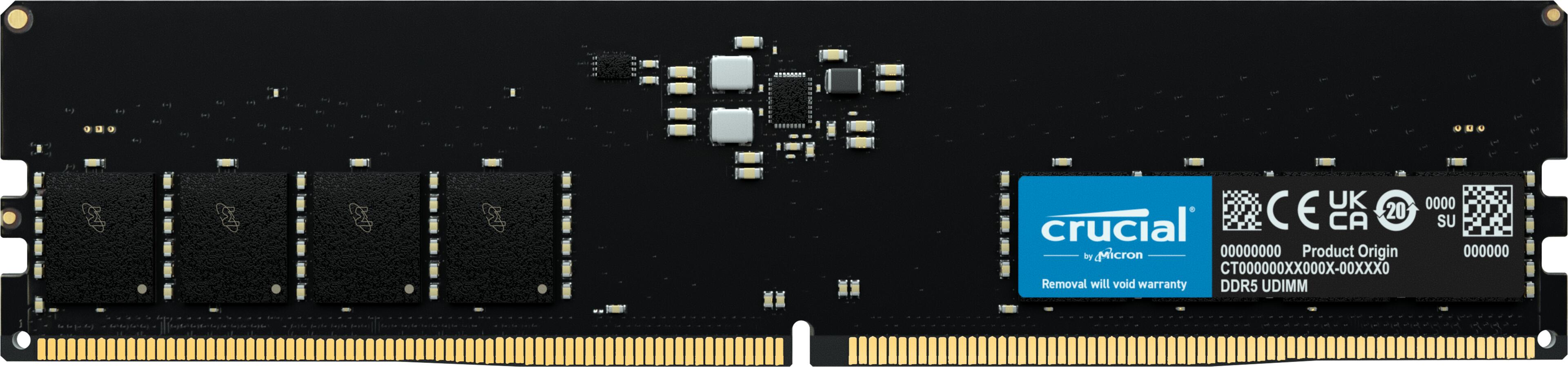 Mémoire DDR5 16 Go Crucial 5 600 MHz