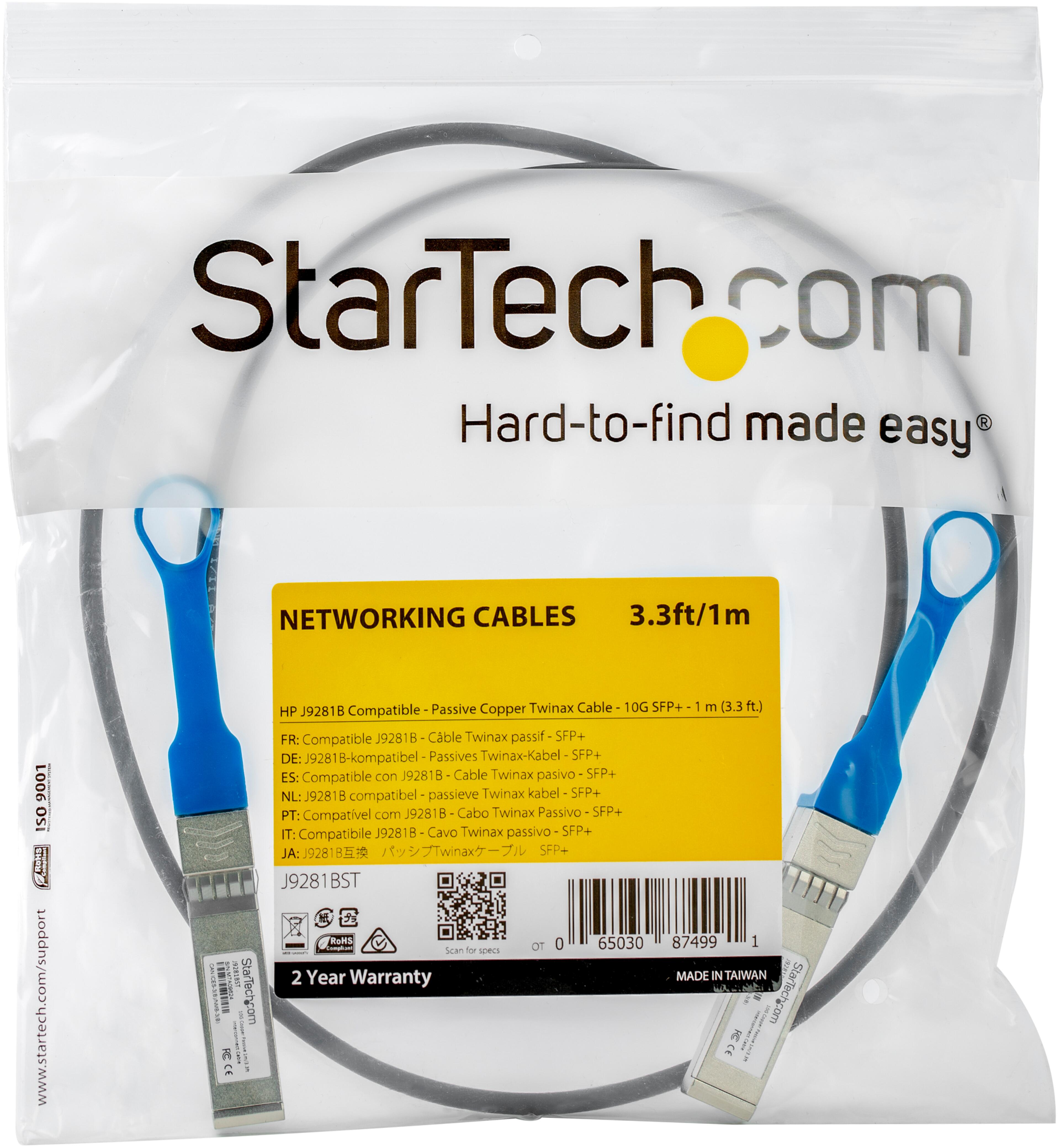 Cable SFP+/m - SFP+/m 1m