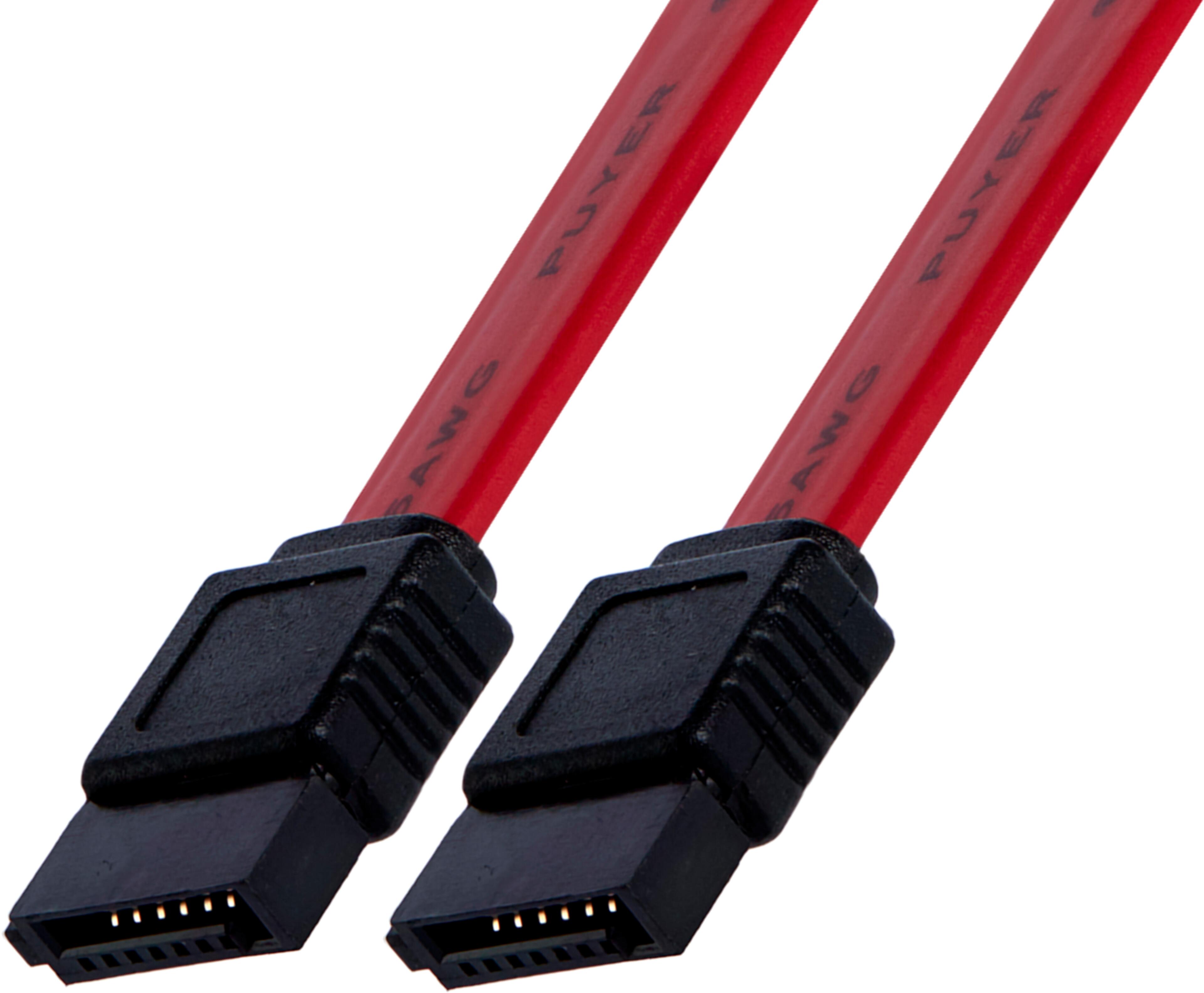 Cable SATA/f - SATA/f Internal 0.3m Red