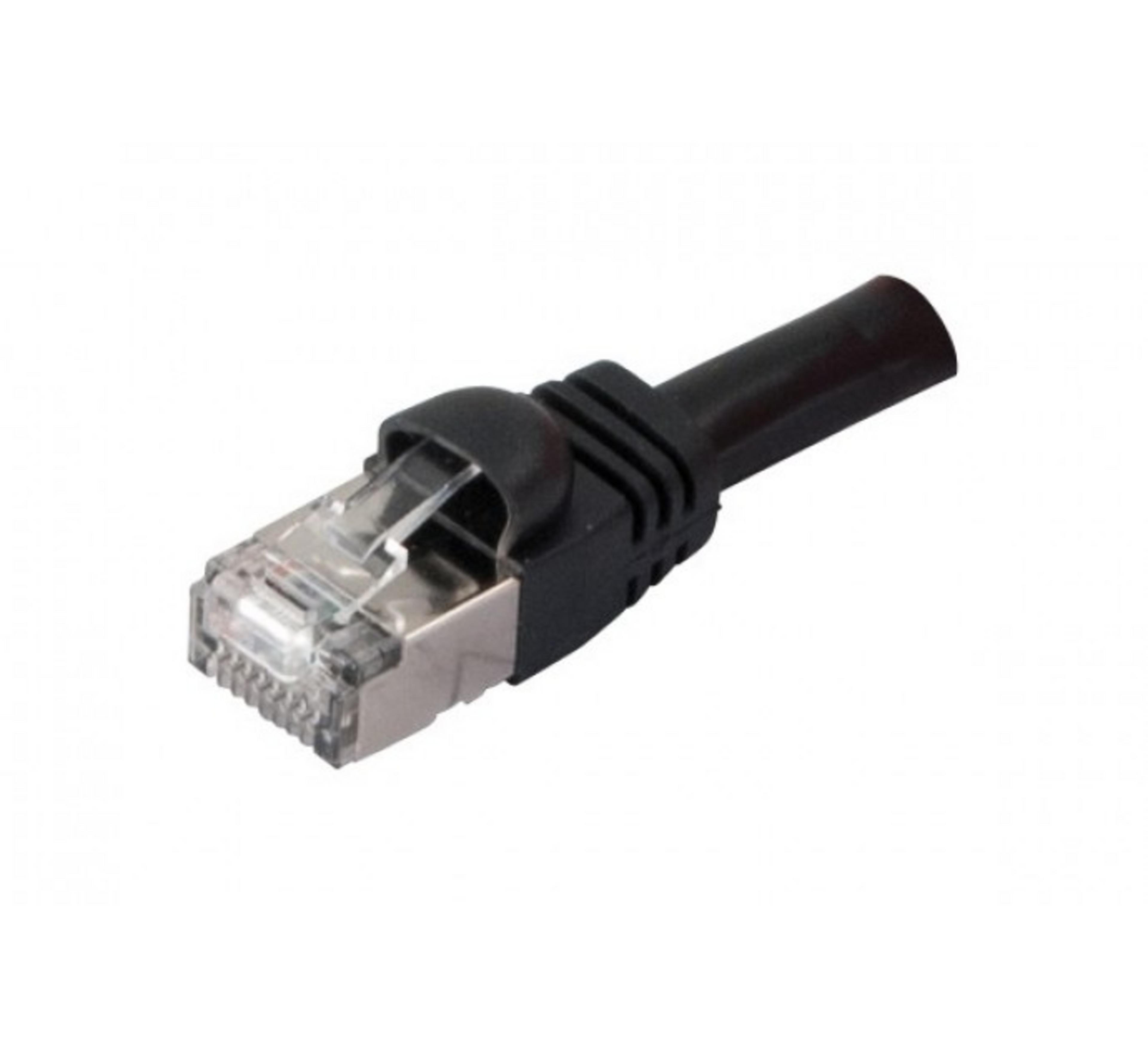 RJ45 VoIP Kabel Cat6 S/FTP schw. 2m
