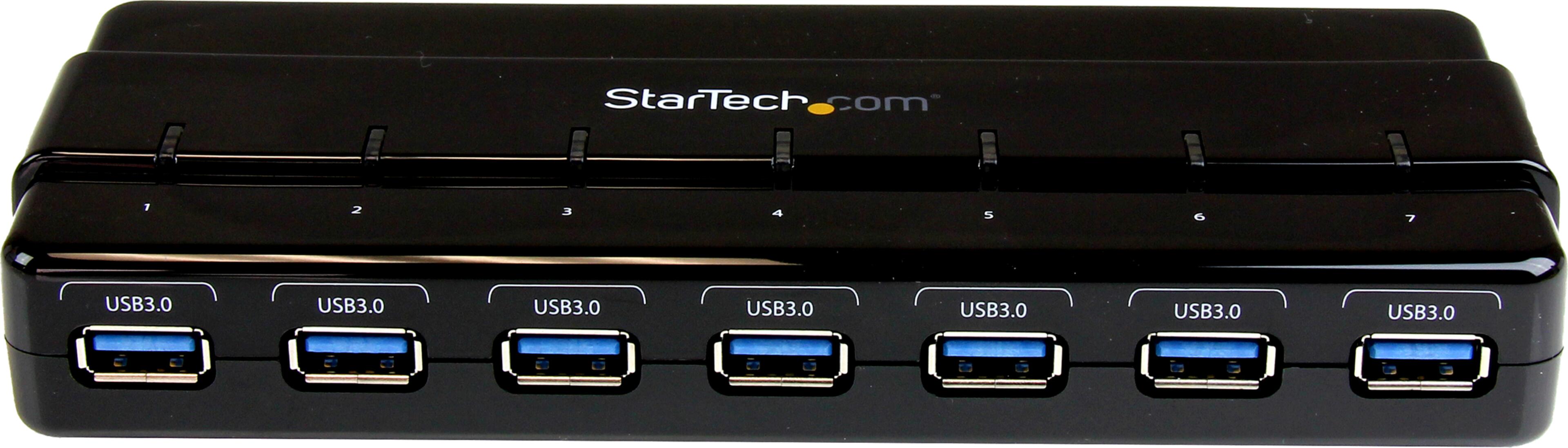 StarTech USB Hub 3.0 7-Port schwarz