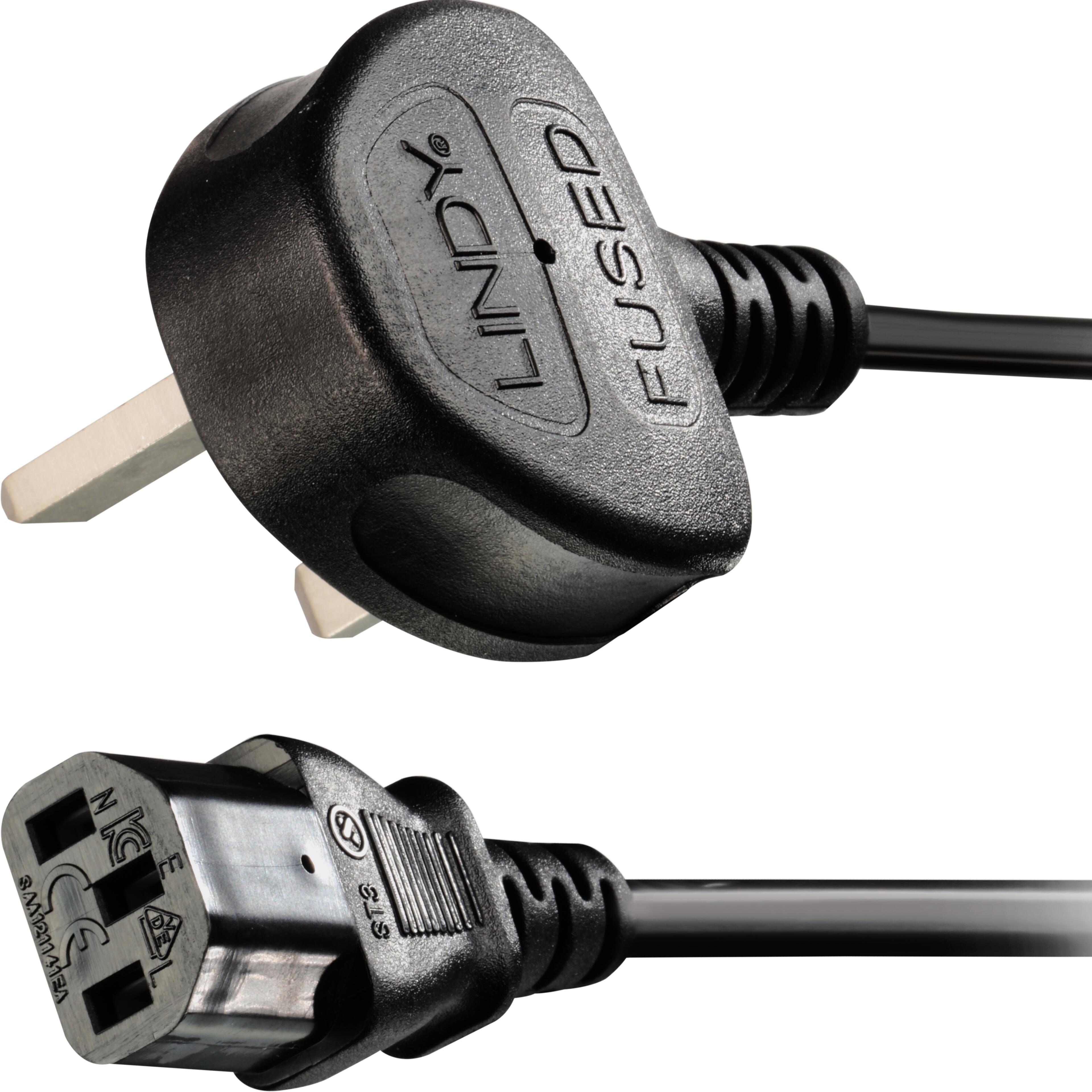 Netzkabel StromSt - C13 2 m schwarz