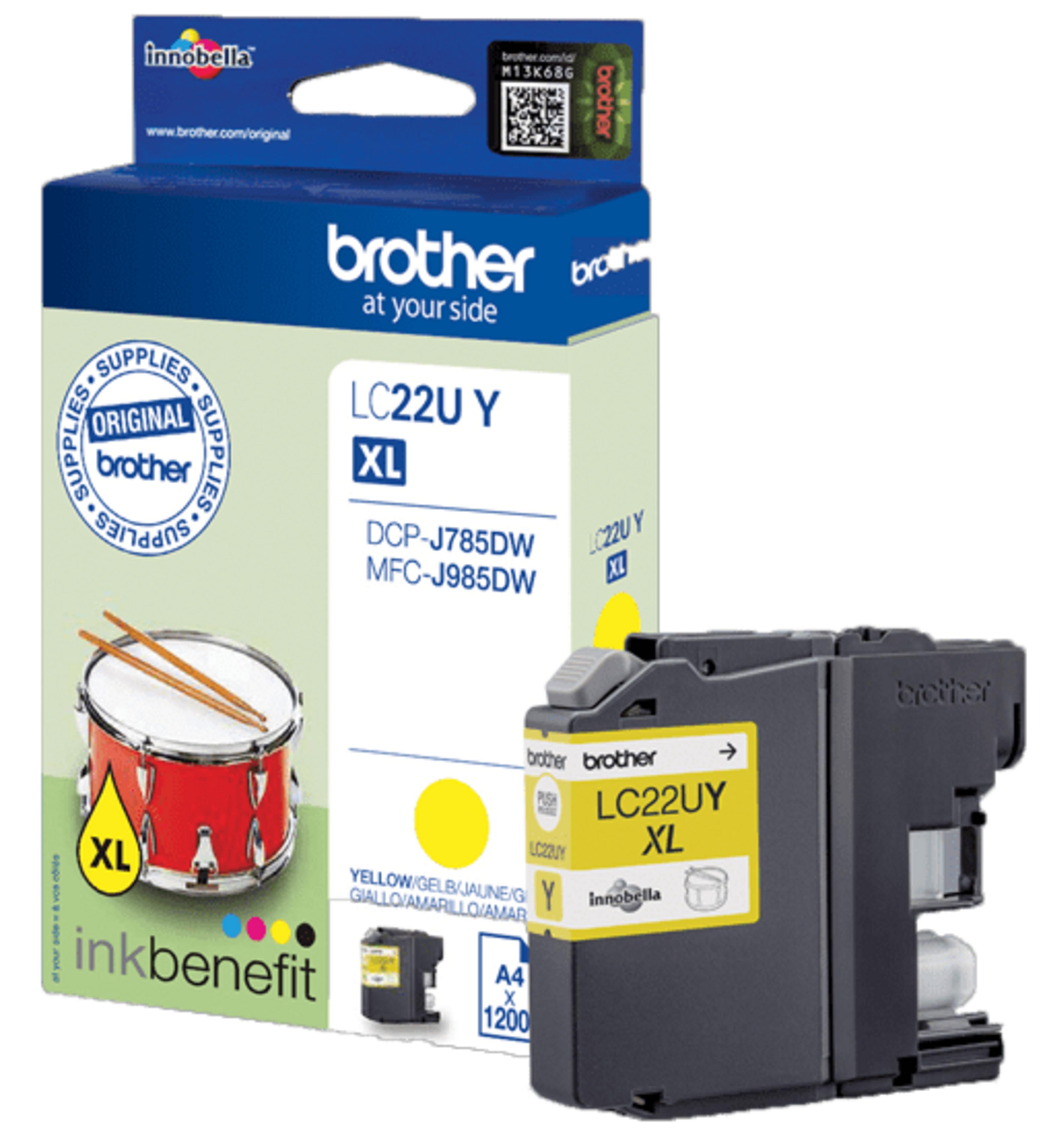 Brother LC-22UY Ink Yellow