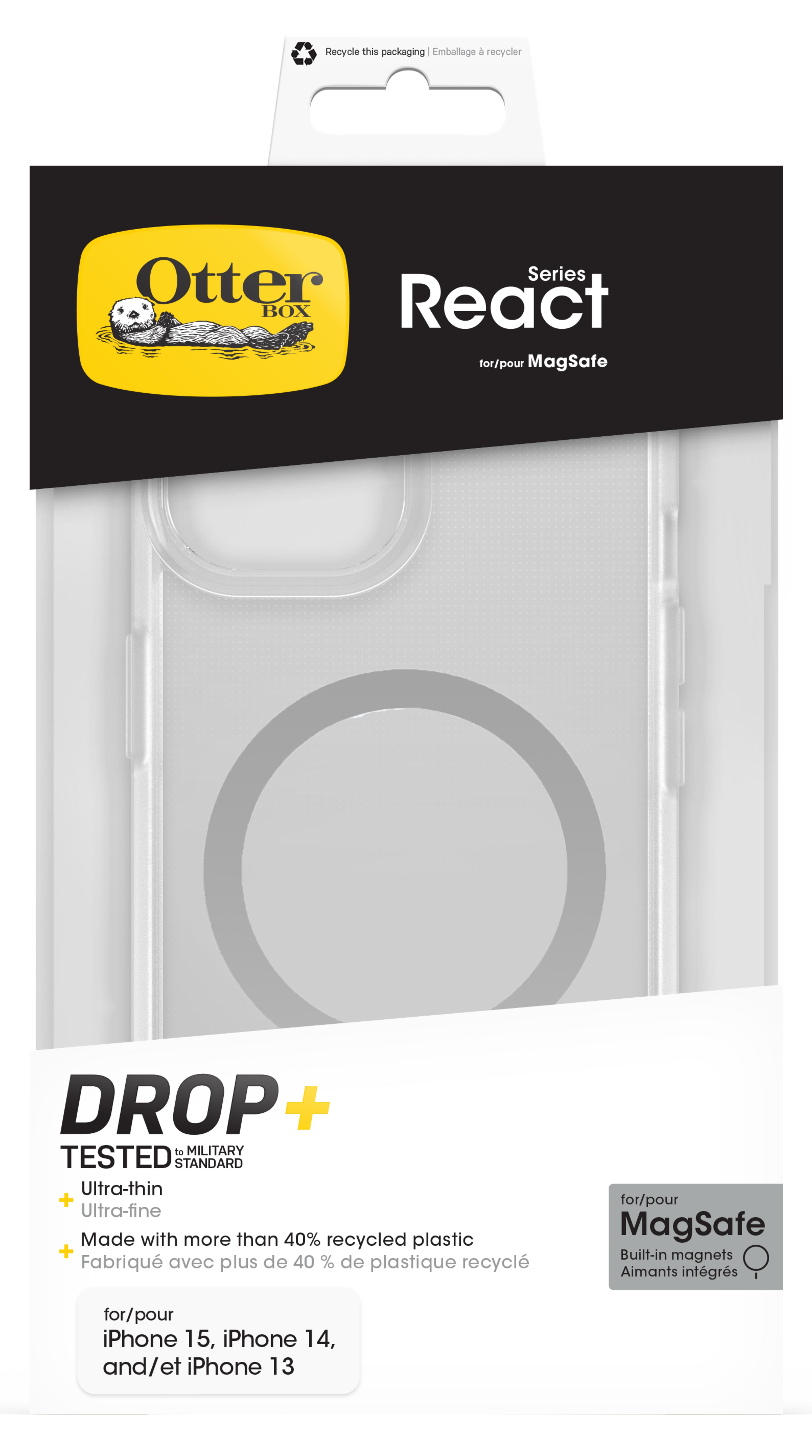 OtterBox React iPhone 16e/15/14/13 Cl