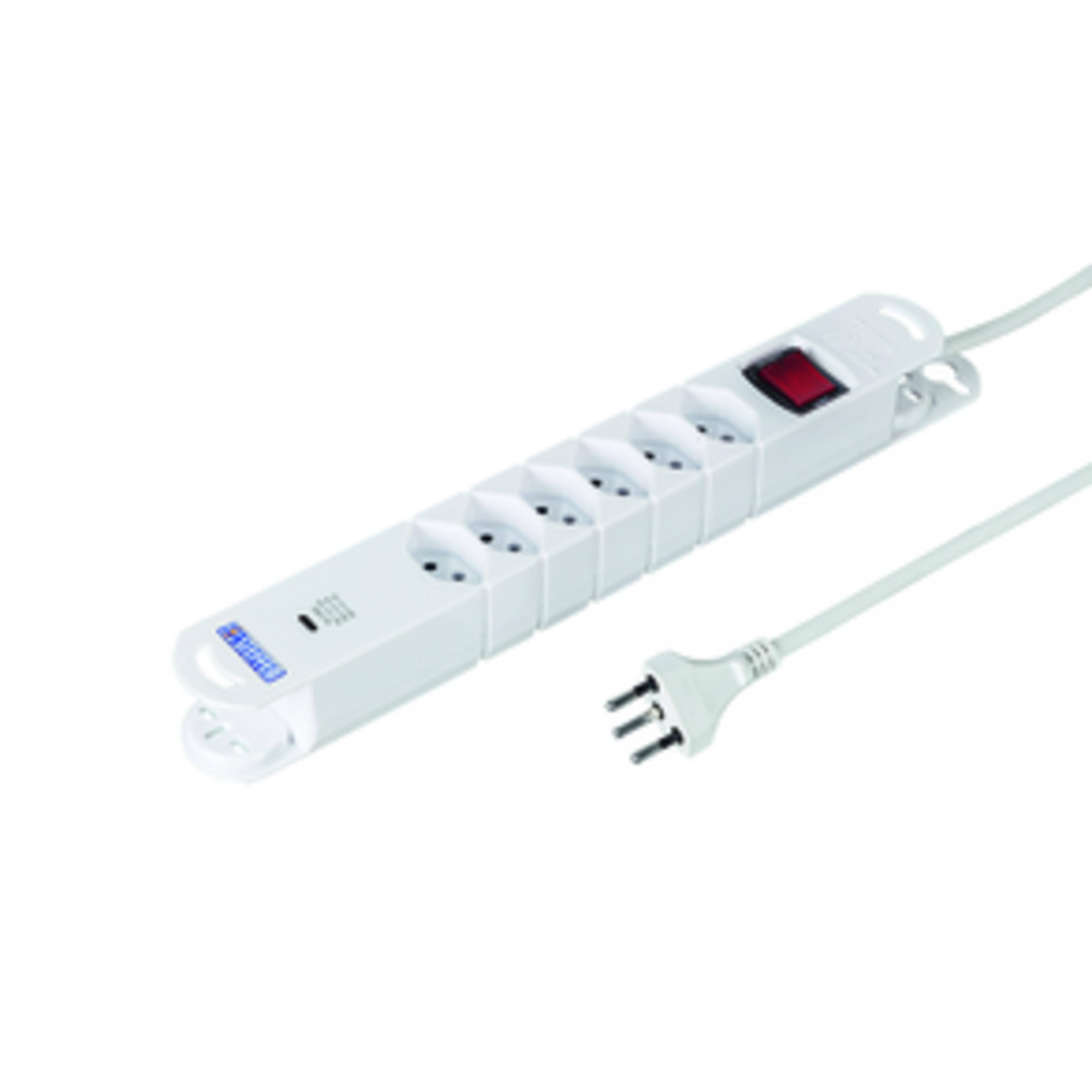 STEFFEN Steckdosenleiste 6xT13 3 m