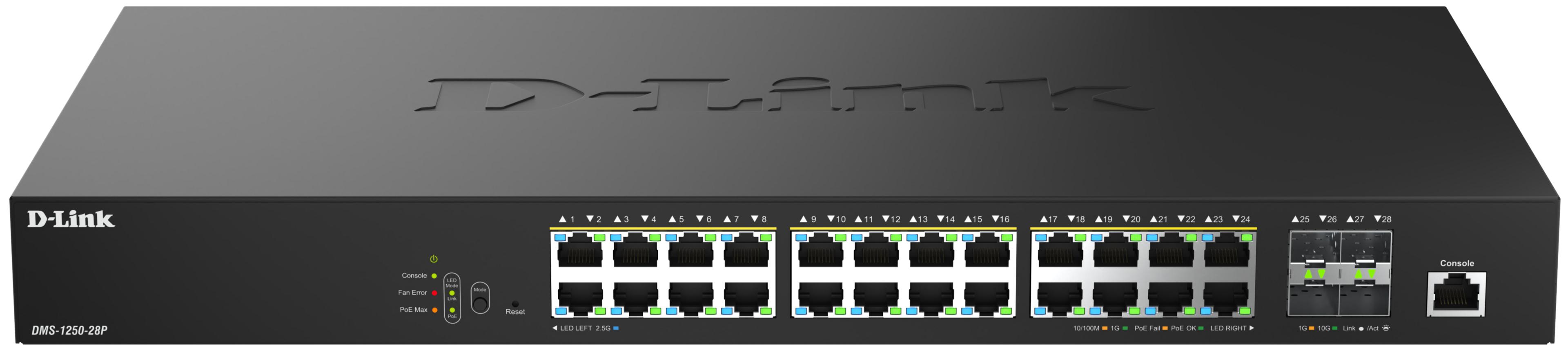 D-Link DMS-1250-28P/E 28-port PoE Switch