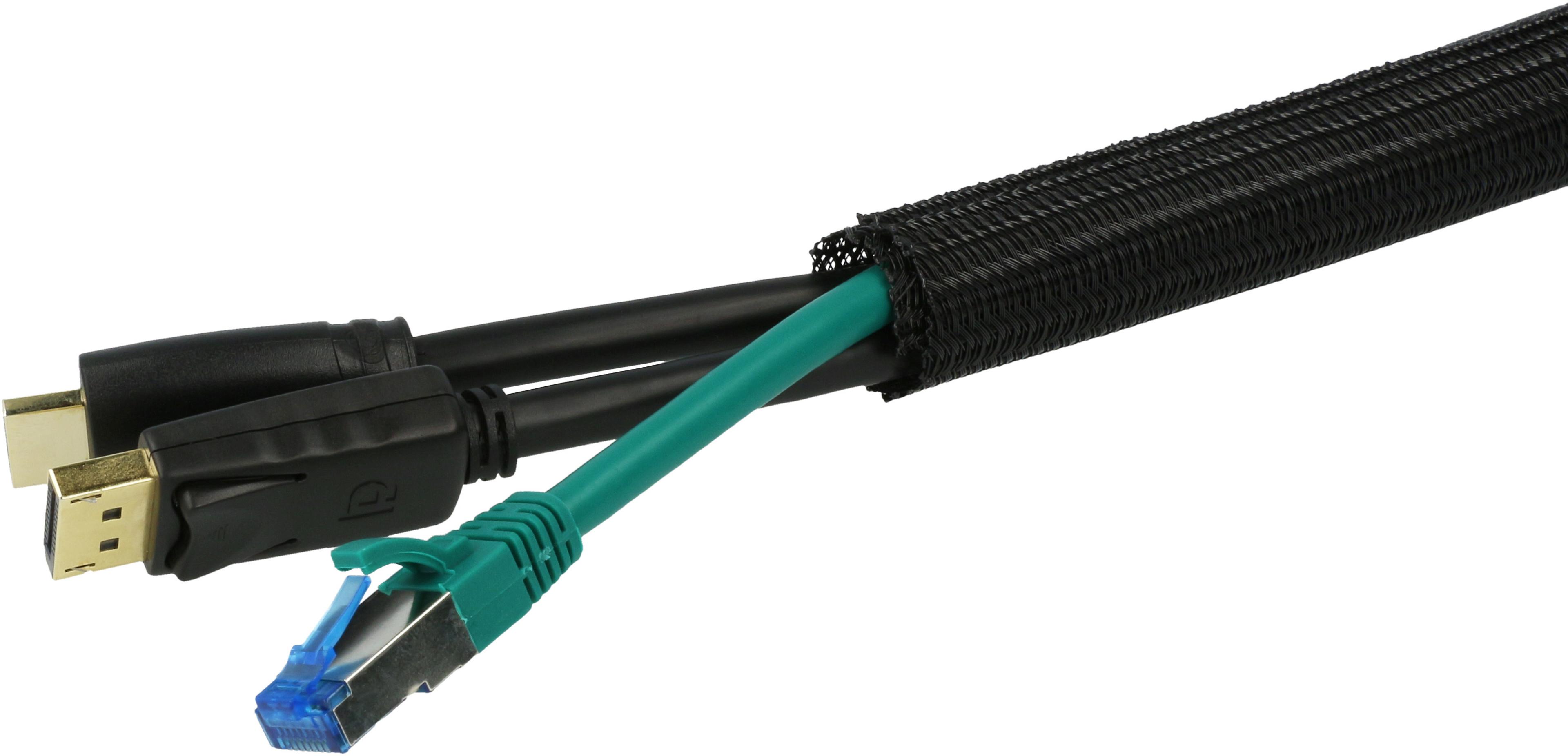 Gaine protectrice D=19 mm 10 m noir