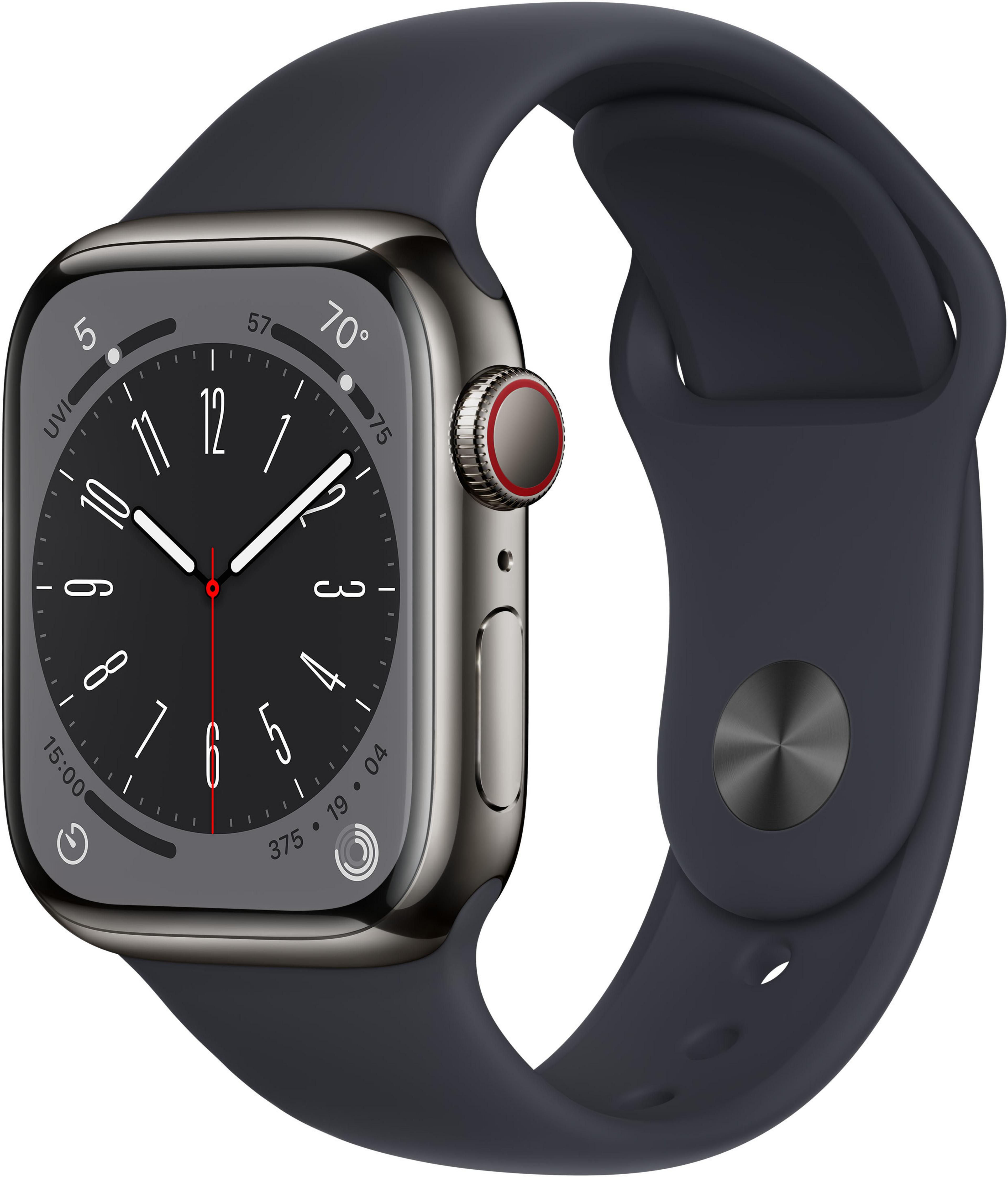 Apple Watch S8 GPS+LTE 41mm acciaio grig