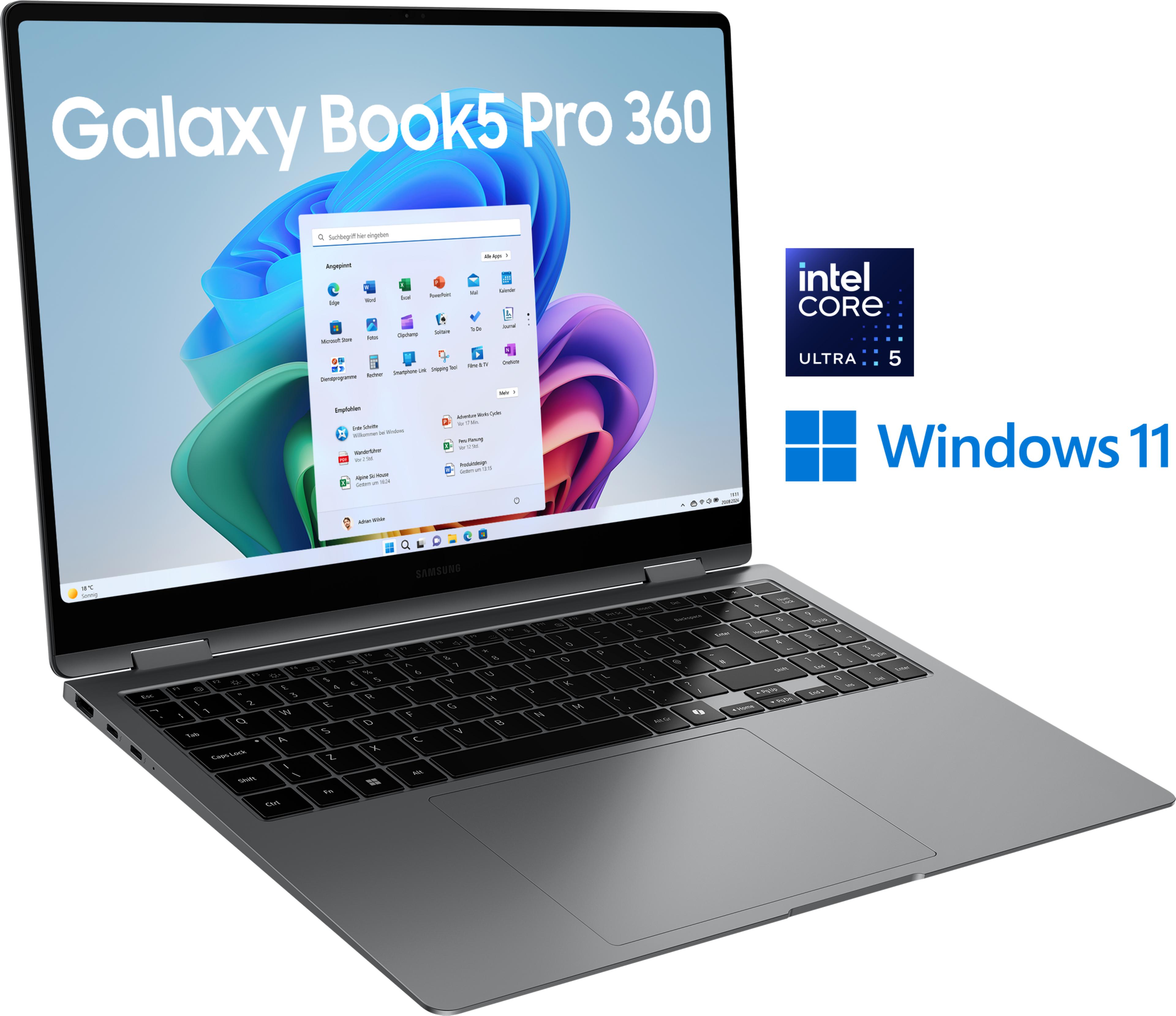 Samsung Book5 Pro 360 U5 16/512GB gray