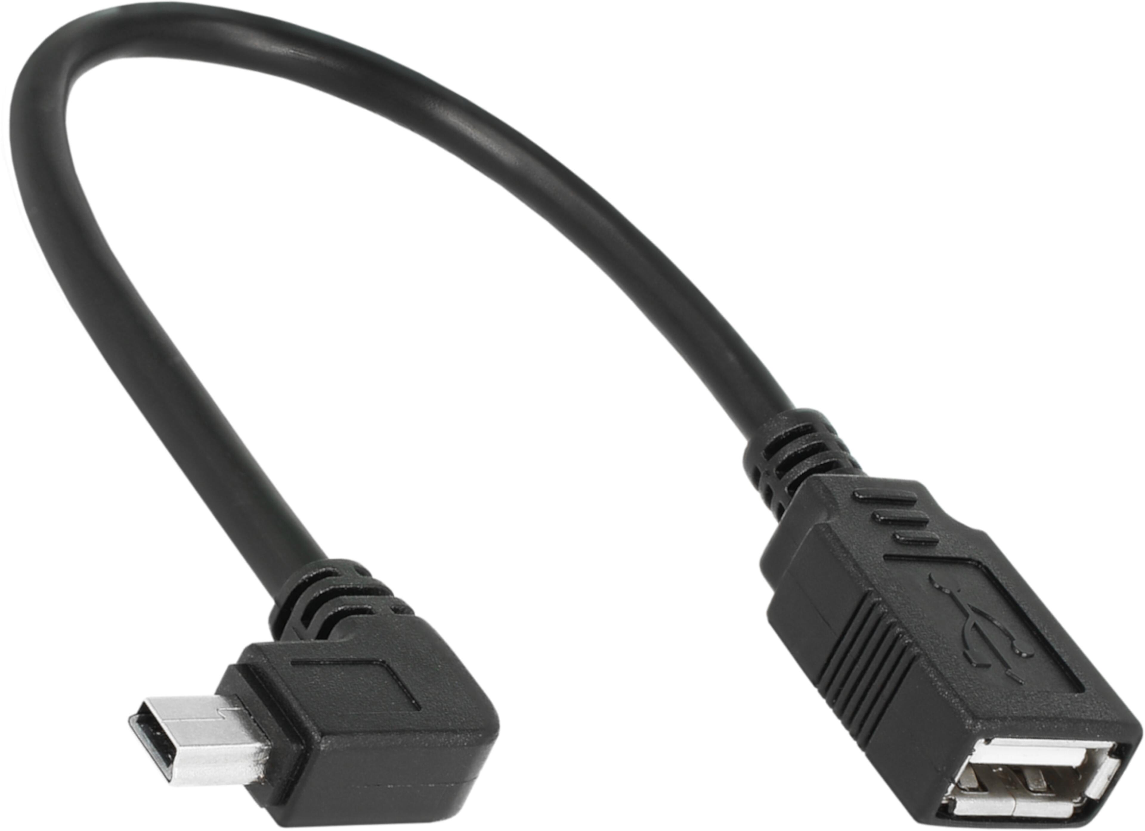 Delock USB-A - Mini-B Adapter 0.16m
