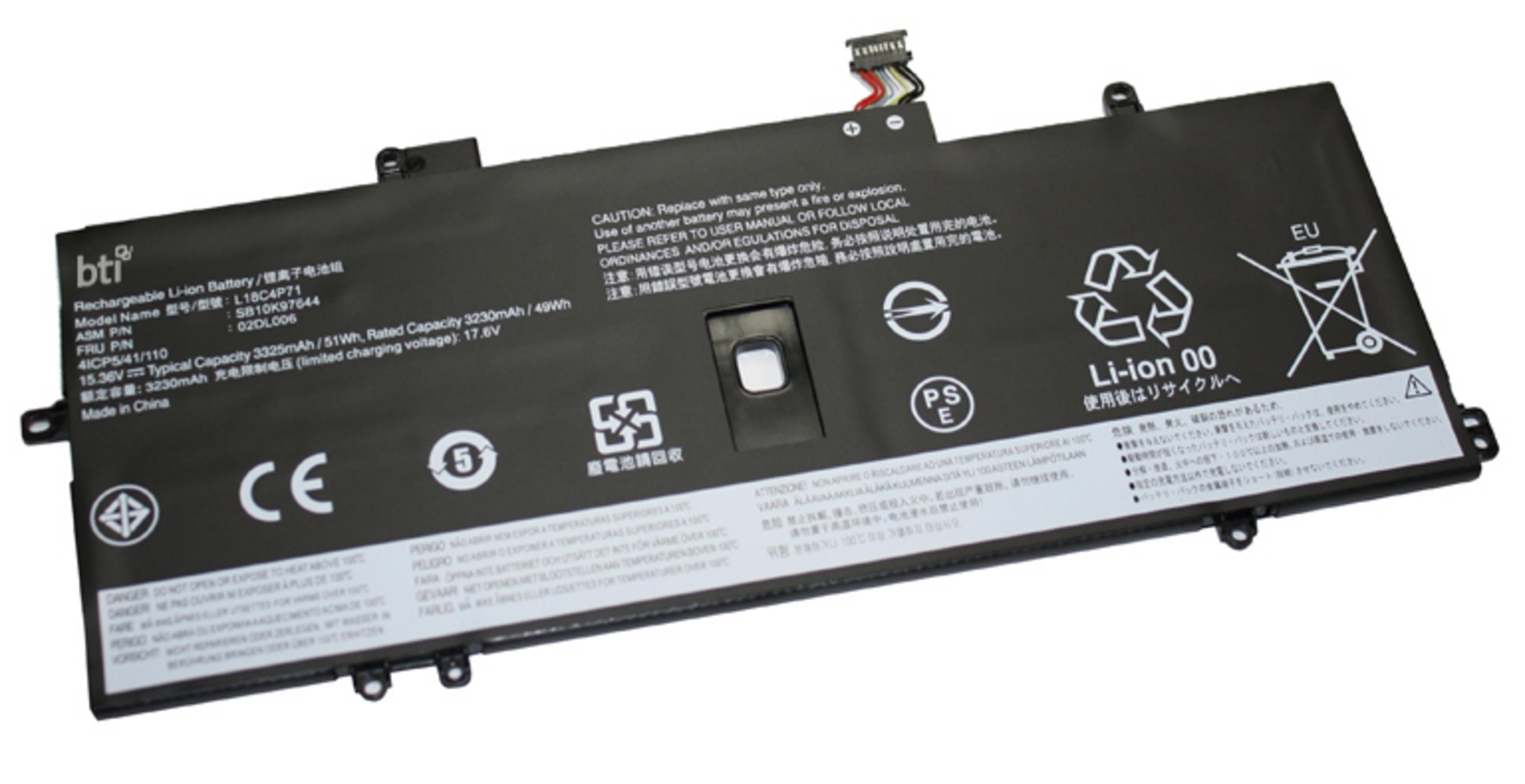 BTI 4 Zellen Lenovo 3.320 mAh Akku