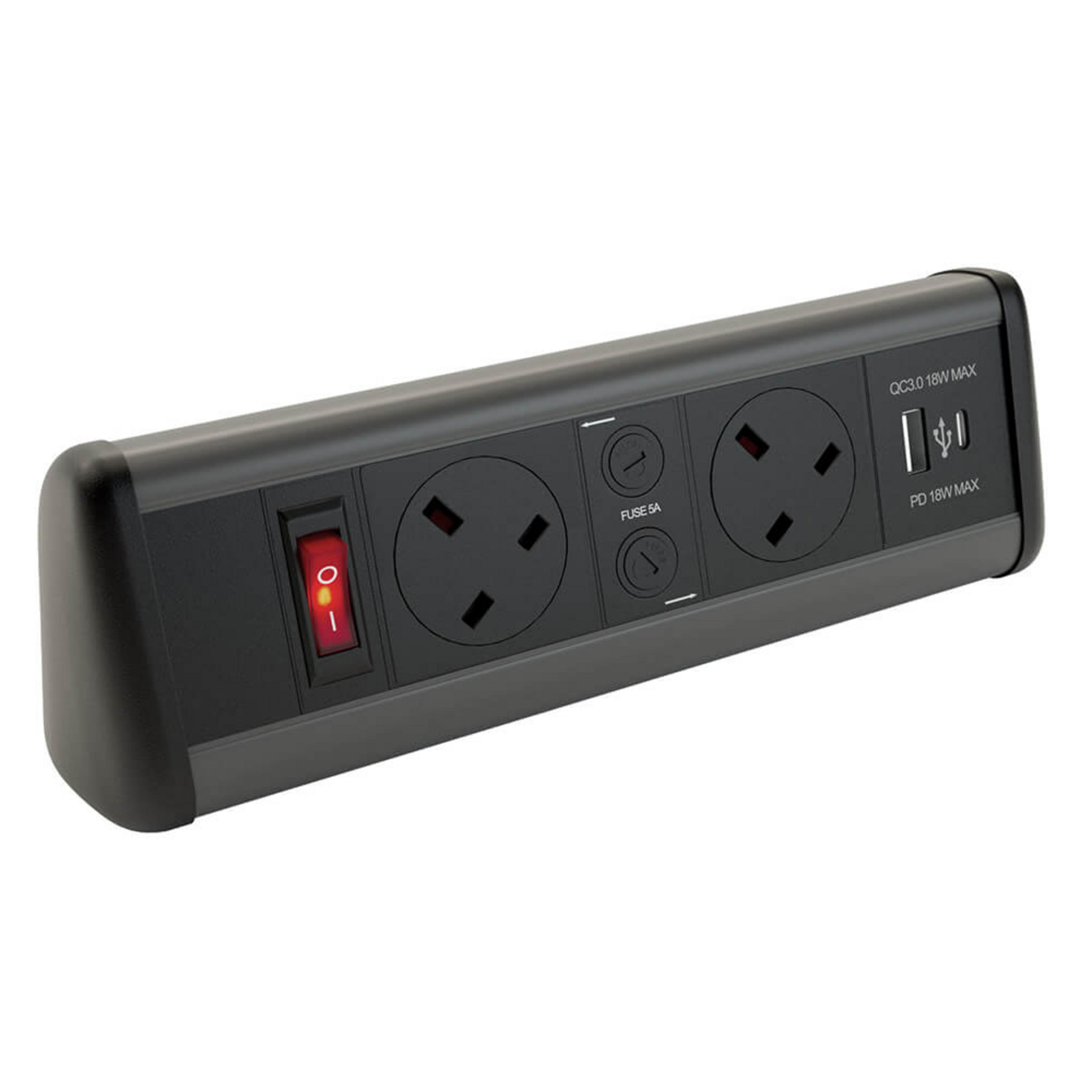 Videk Desk Top Power 2x UK 5A Plug
