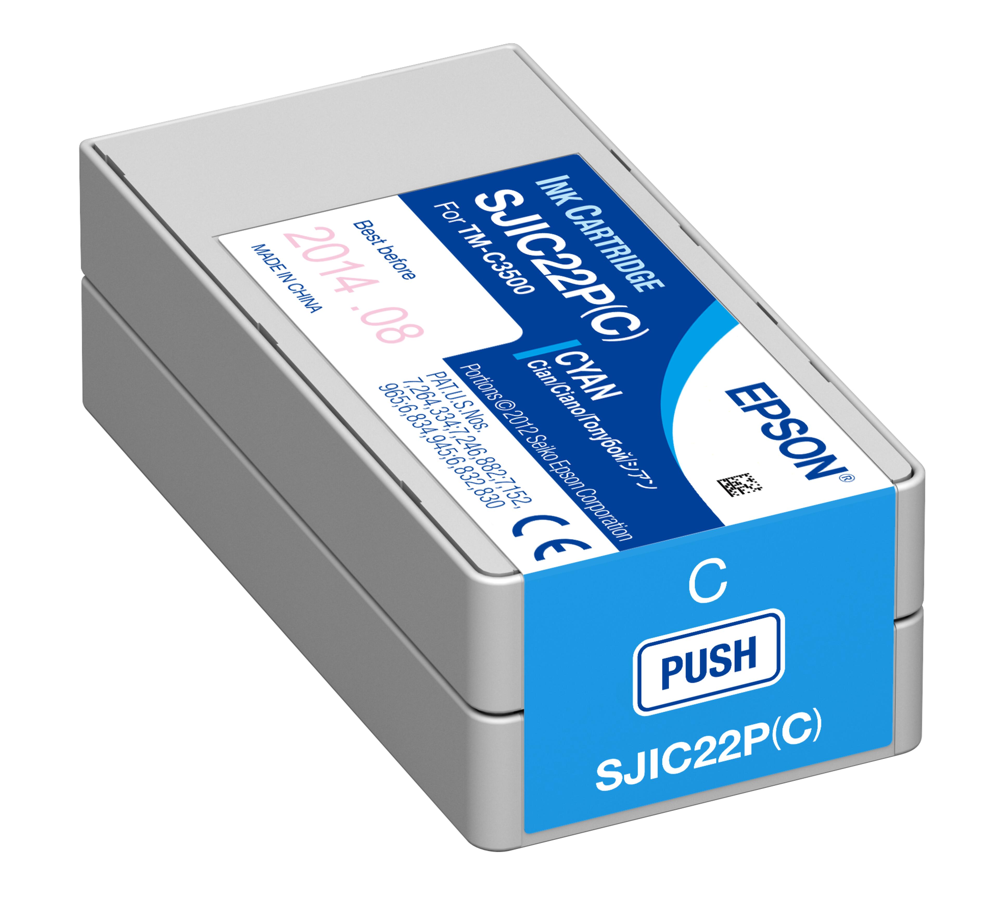 Epson SJIC22P(C) Ink Cyan