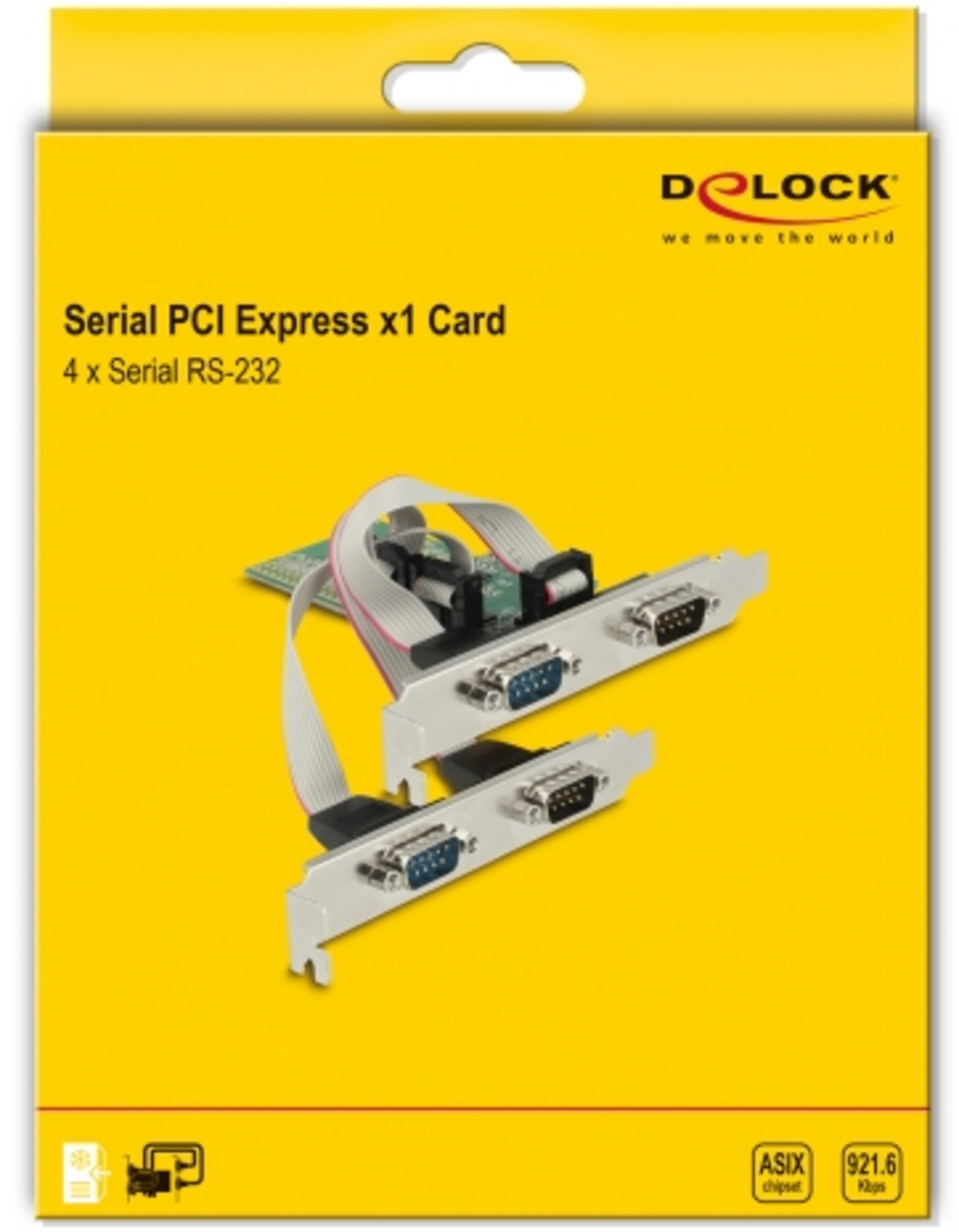 Delock 4x Serial Interface