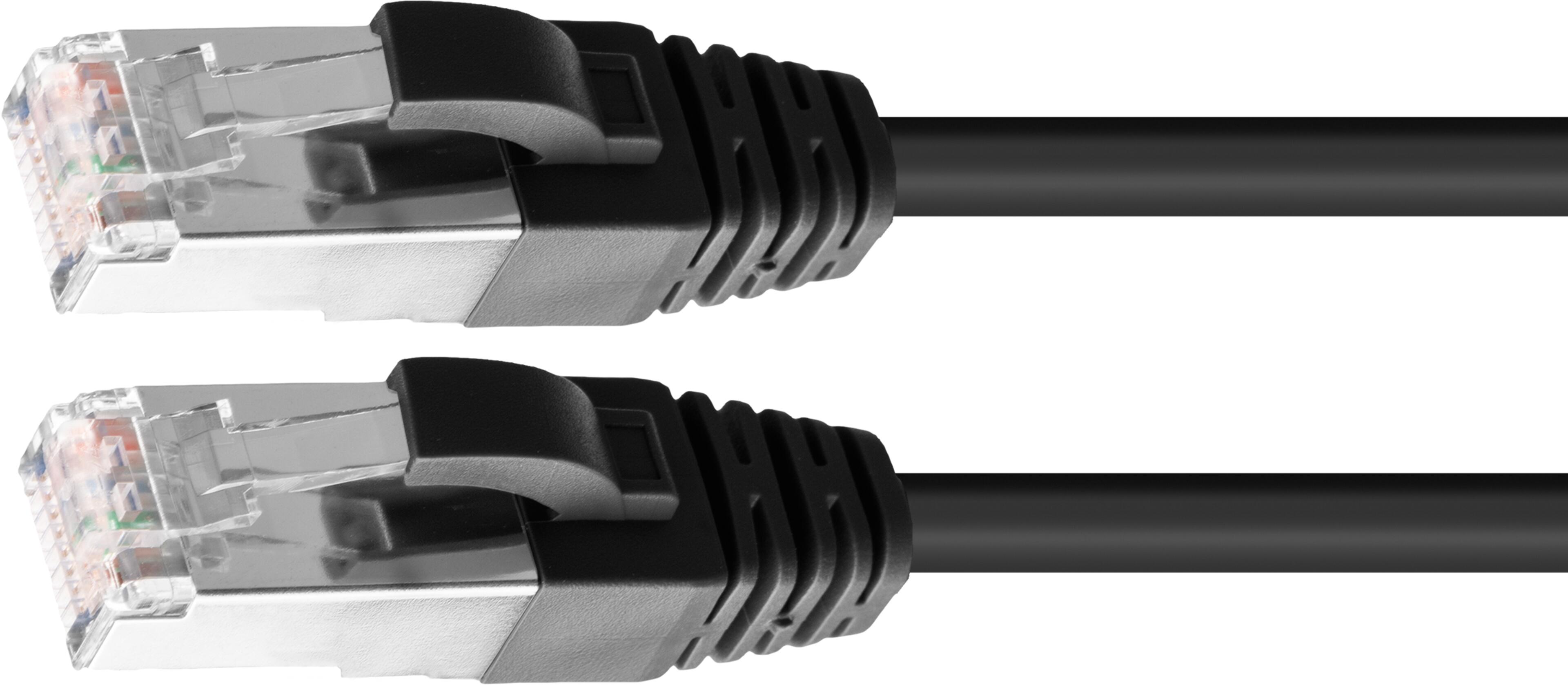 Patch Cable RJ45 S/FTP Cat6 3m Black