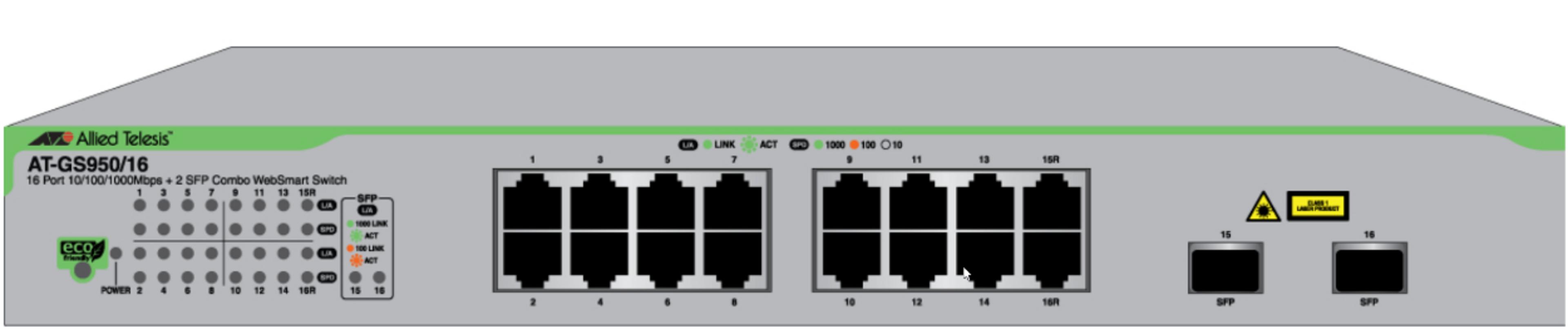 Allied Telesis Switch AT-GS950/16