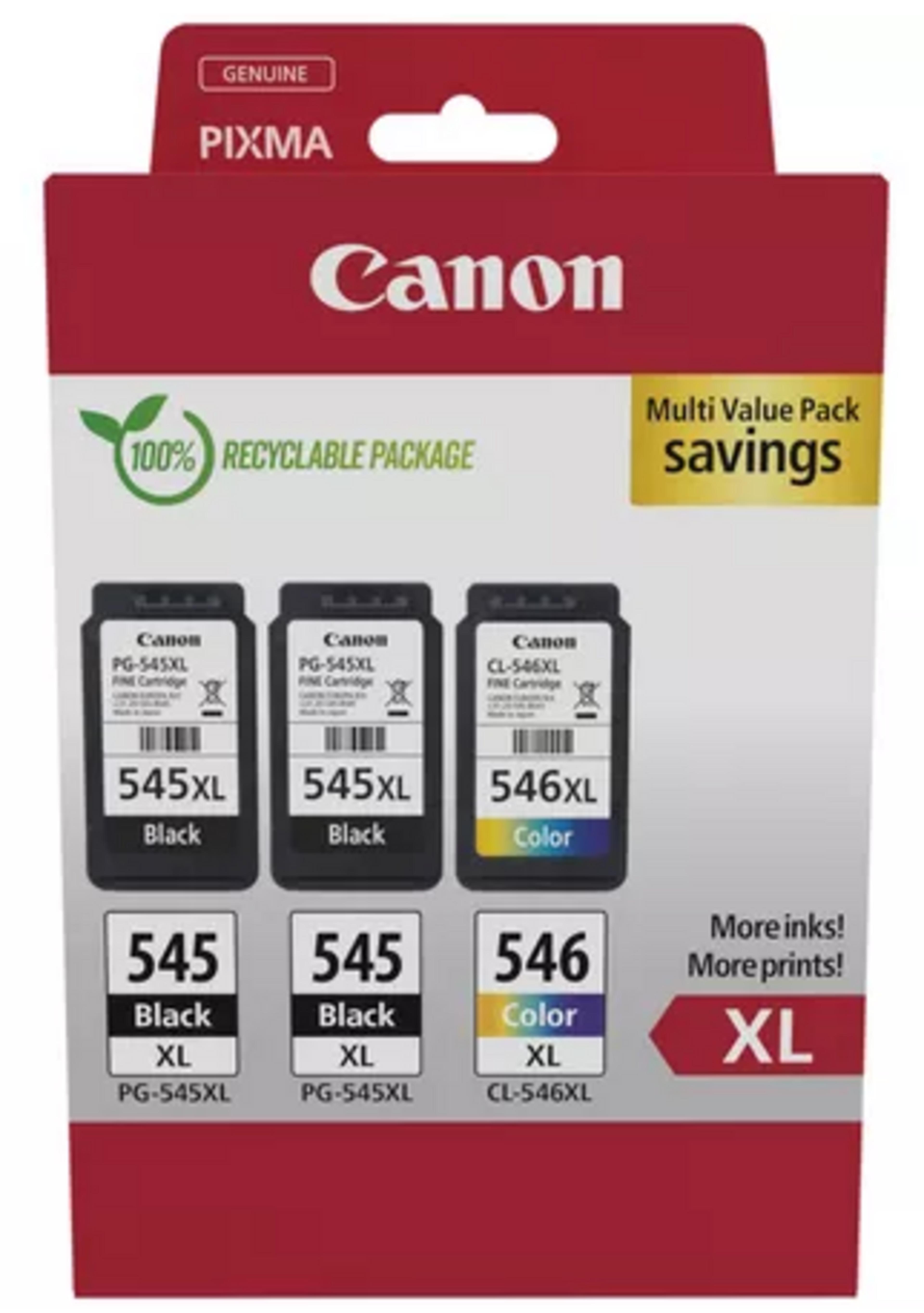 Canon PG-545XL/CL-546XL Tinte BK/C/M/Y