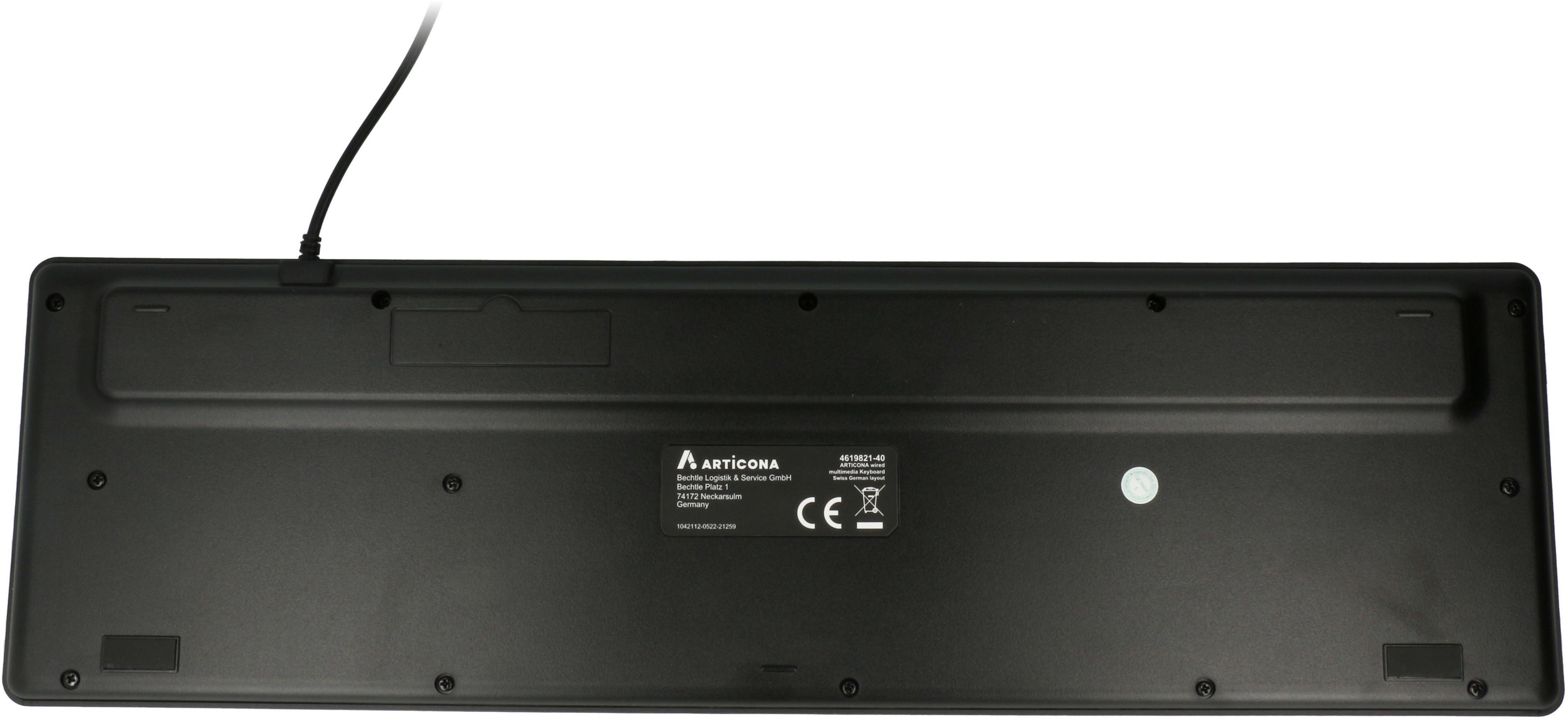 ARTICONA Wired Multimedia Keyboard