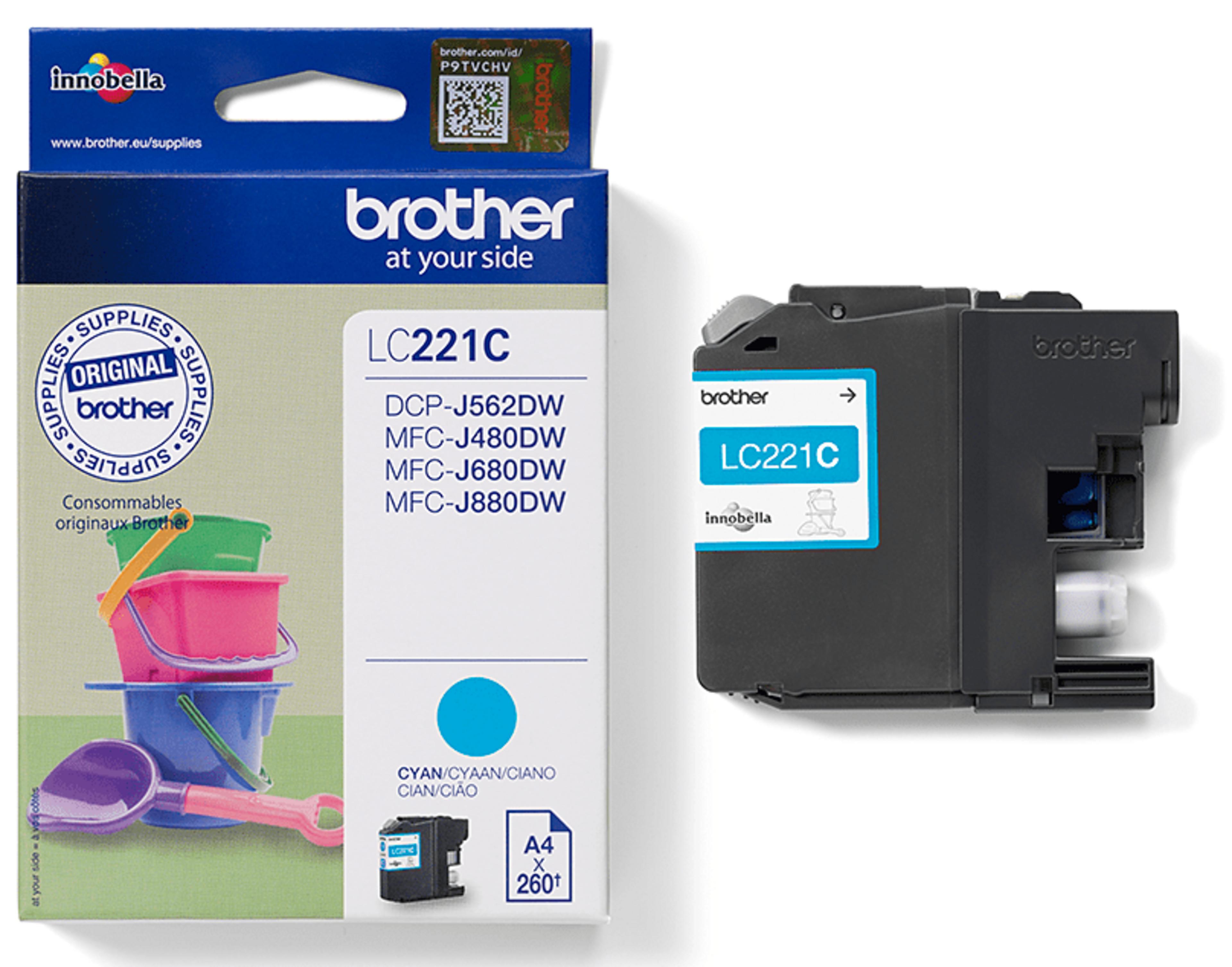 Brother LC-221C Ink Cyan