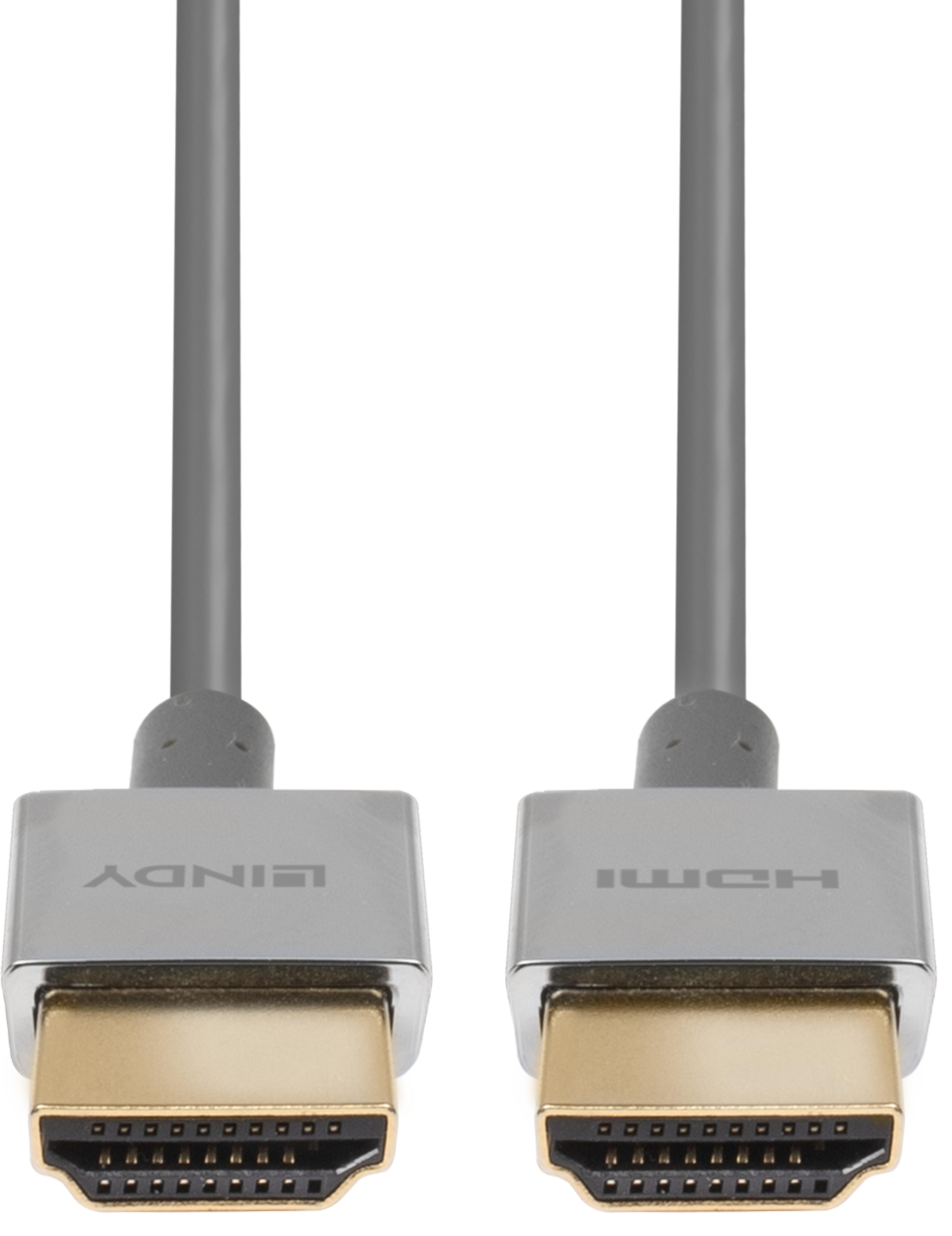 LINDY HDMI Kabel Slim 1 m