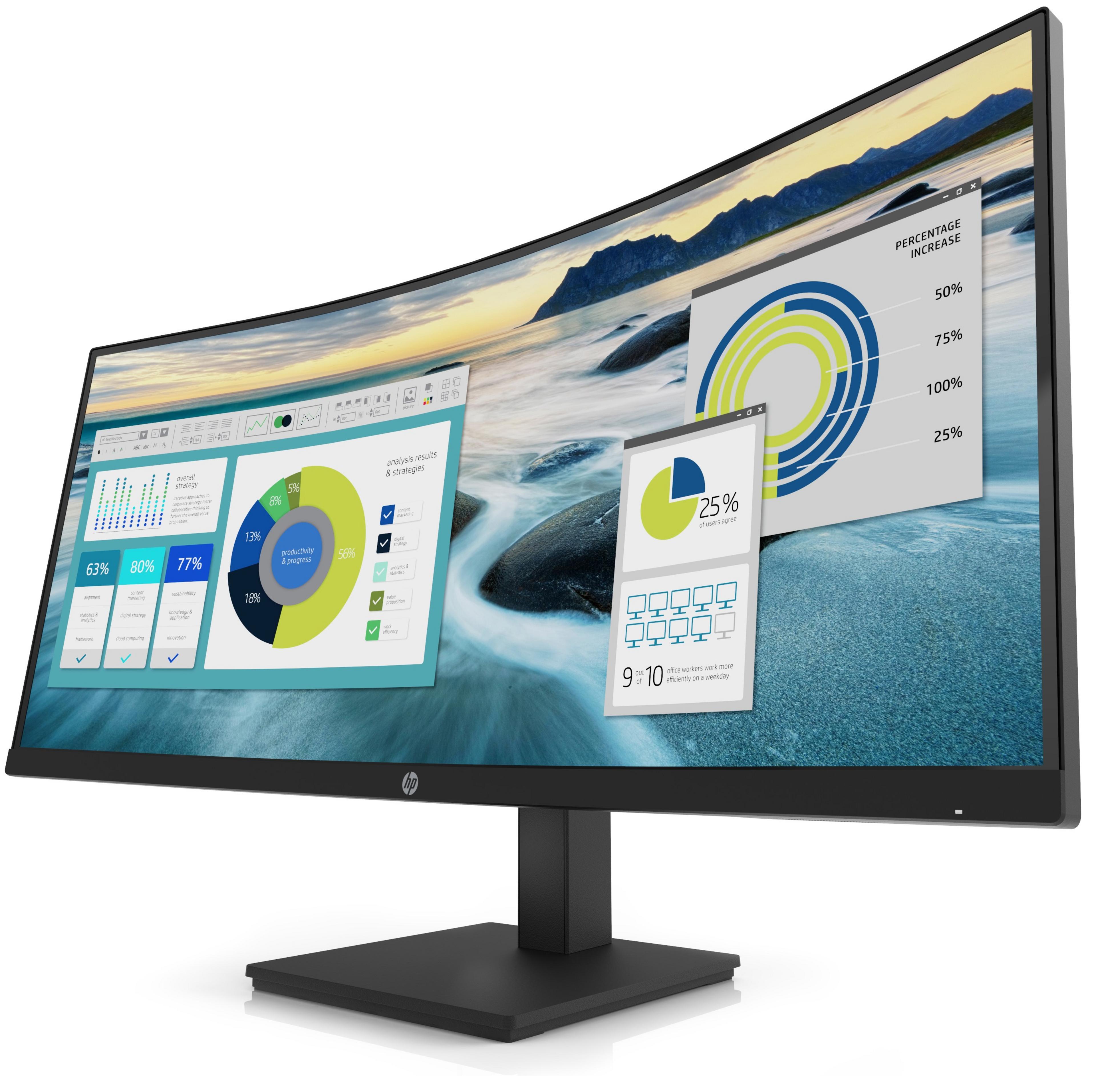 HP P34hc G4 Curved Monitor